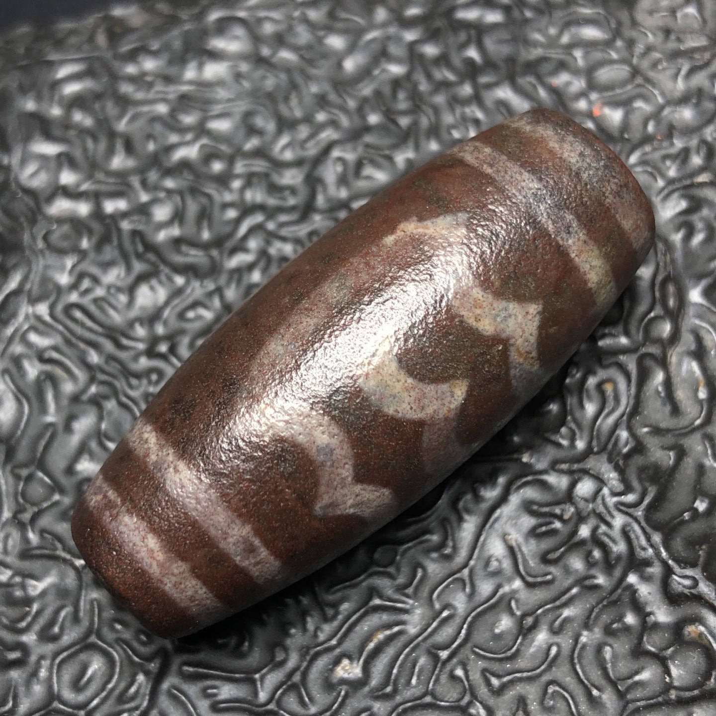 Chinese Natural Agate DZI Beads
