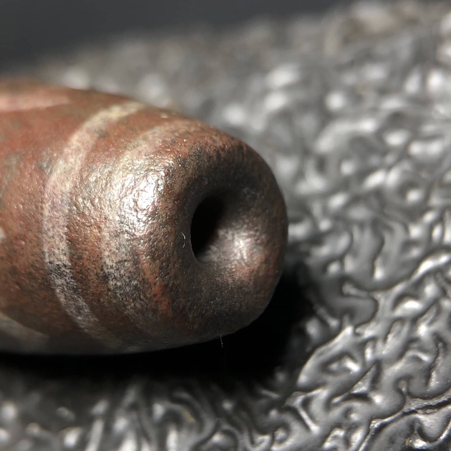 Chinese Natural Agate DZI Beads
