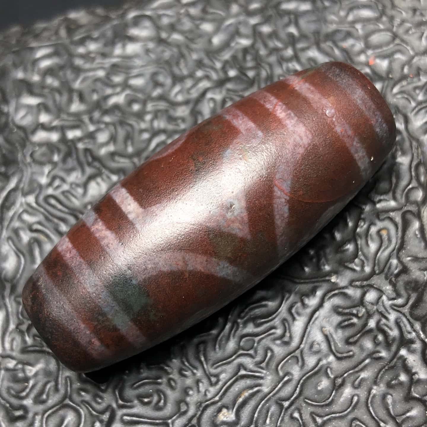 Chinese Natural Agate DZI Beads