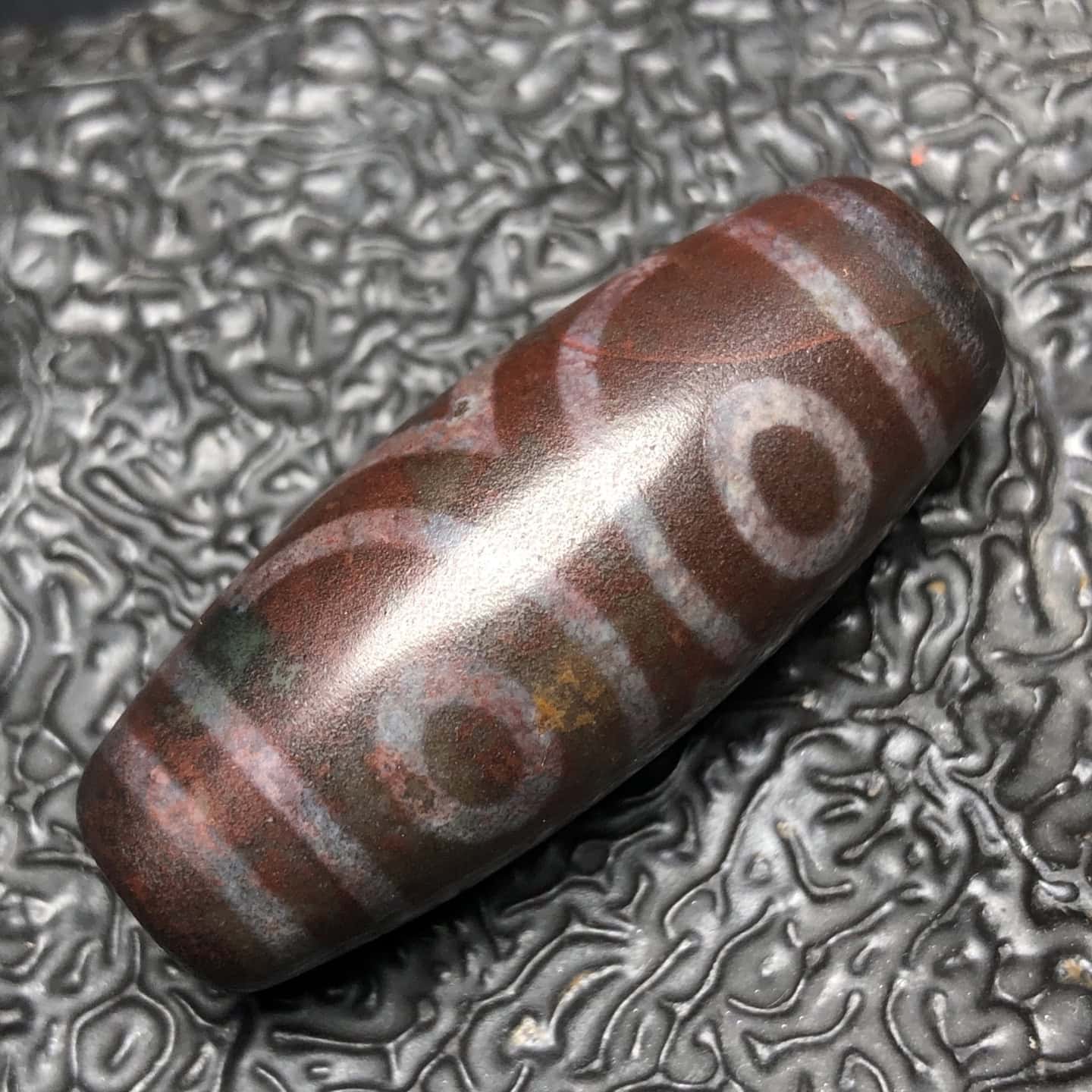 Chinese Natural Agate DZI Beads