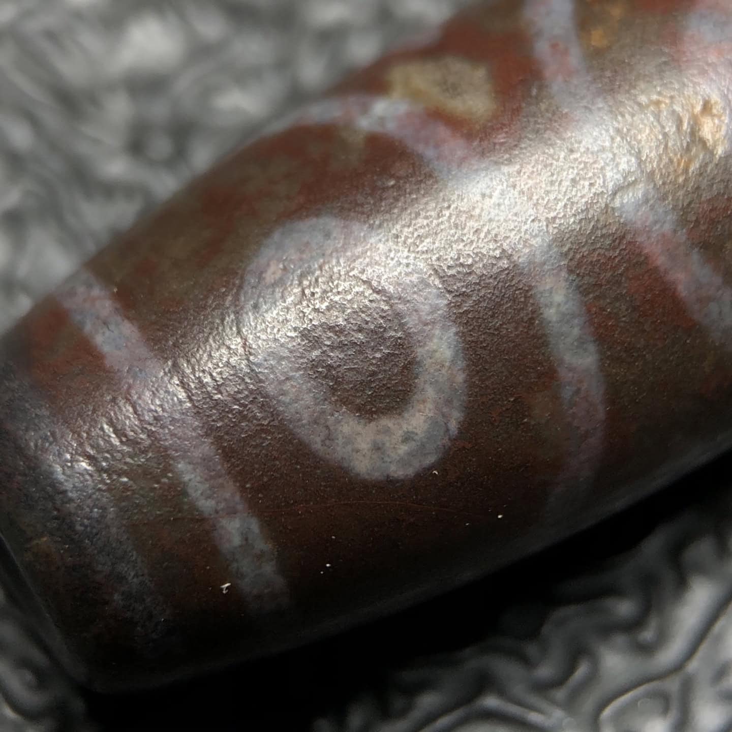 Chinese Natural Agate DZI Beads