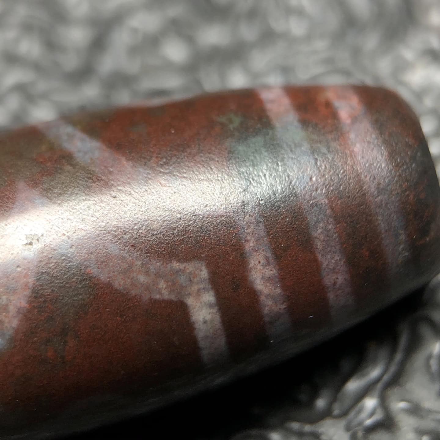Chinese Natural Agate DZI Beads