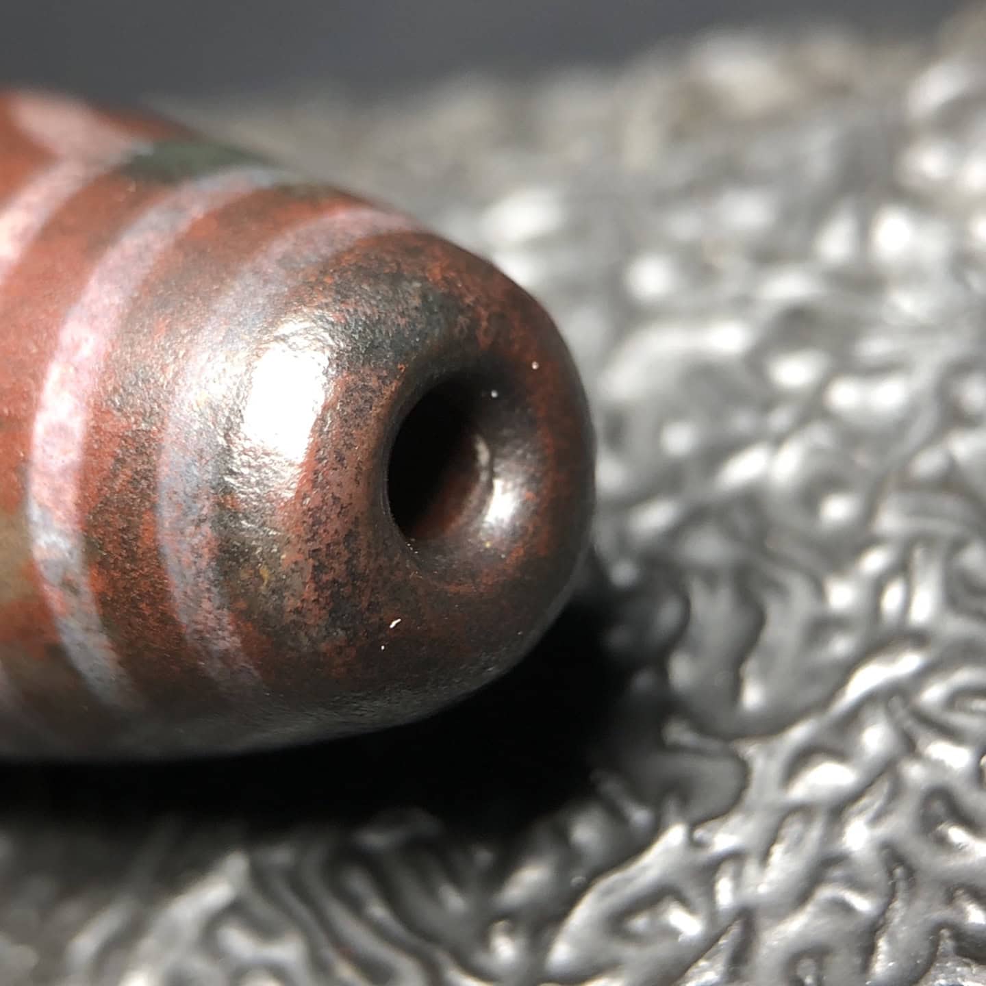 Chinese Natural Agate DZI Beads