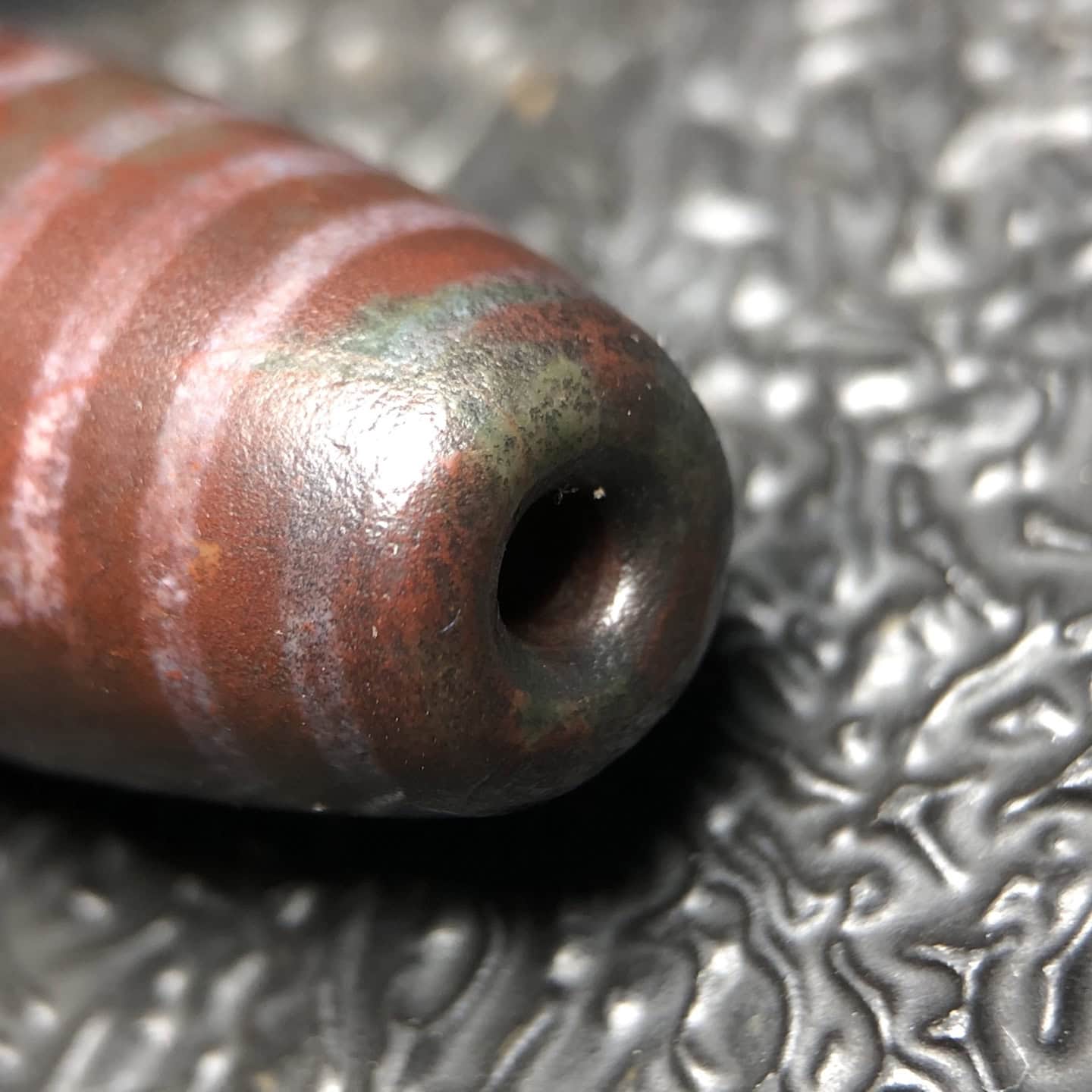 Chinese Natural Agate DZI Beads