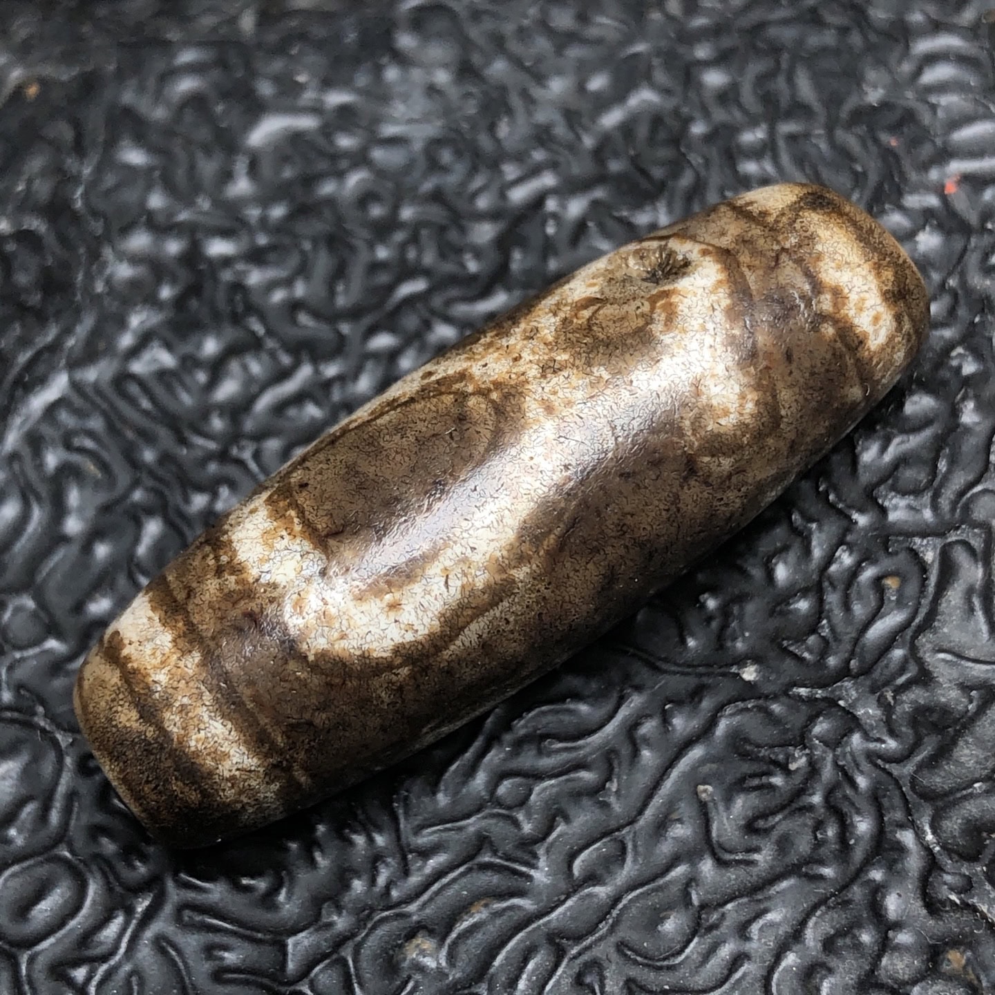 Chinese Natural Agate DZI Beads