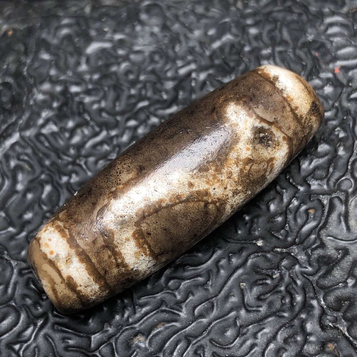 Chinese Natural Agate DZI Beads