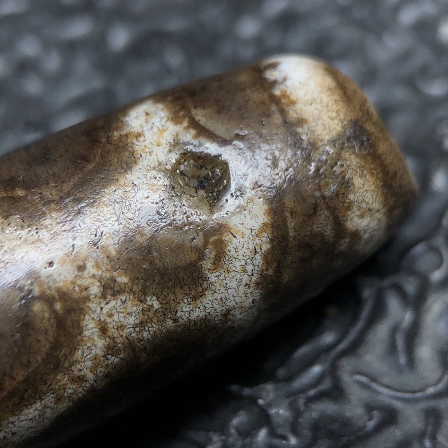Chinese Natural Agate DZI Beads