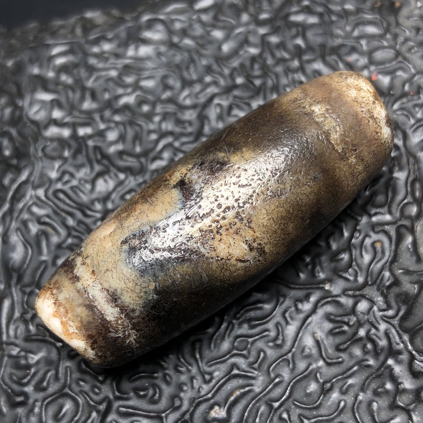 Chinese Natural Agate DZI Beads