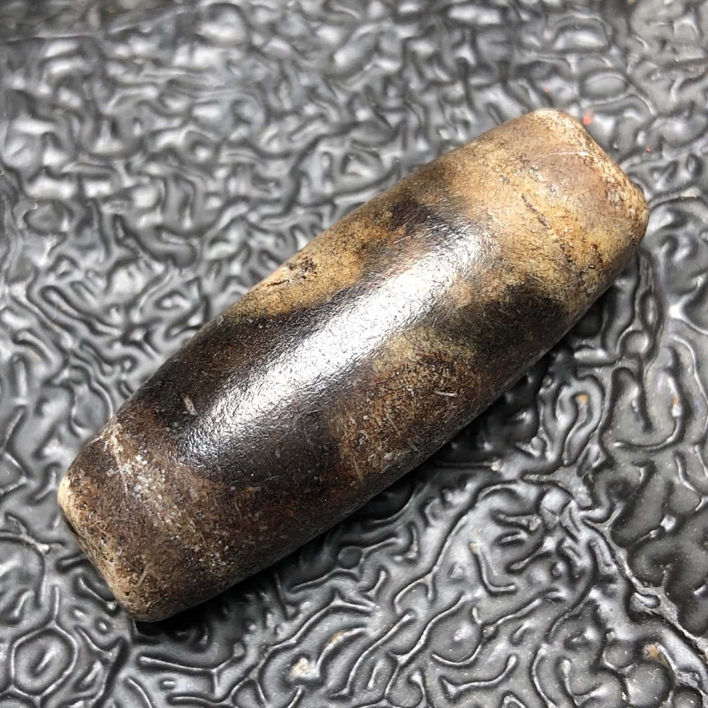 Chinese Natural Agate DZI Beads