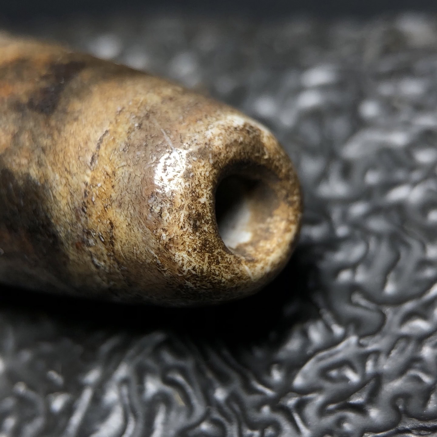 Chinese Natural Agate DZI Beads