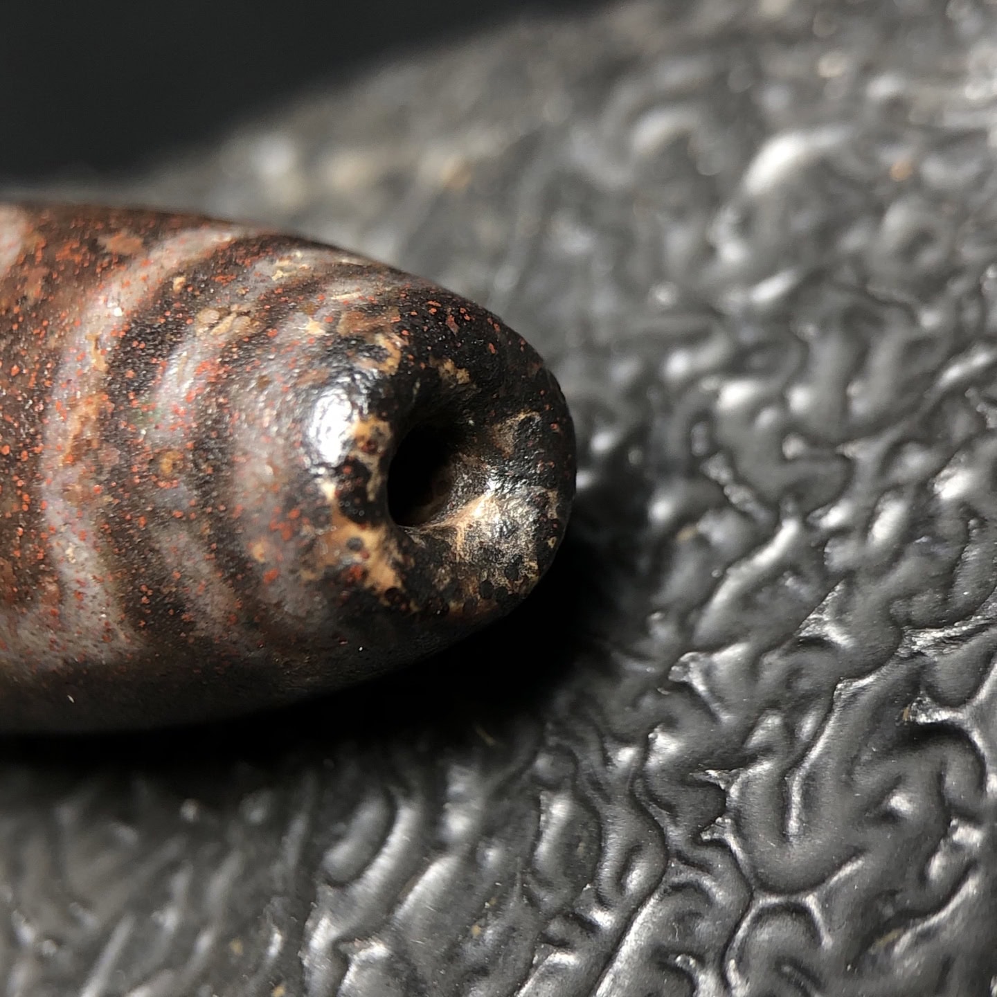 Chinese Natural Agate DZI Beads