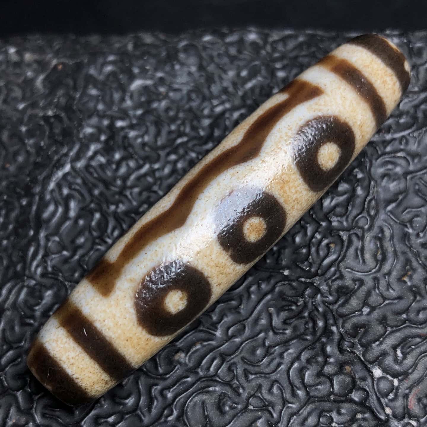 Chinese Natural Agate DZI Beads