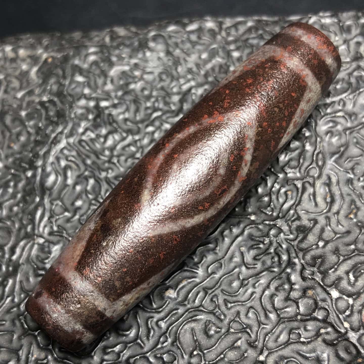 Chinese Natural Agate DZI Beads