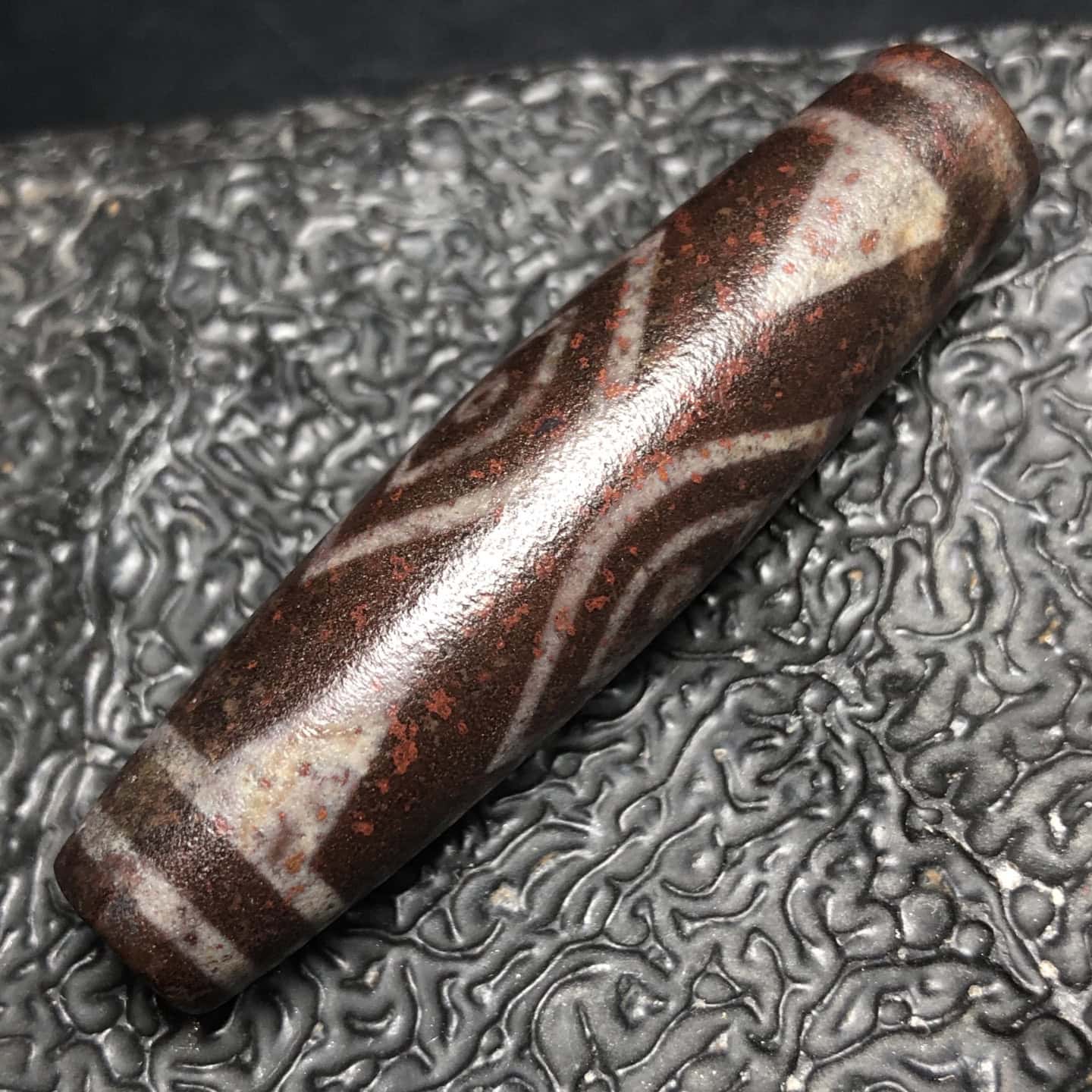 Chinese Natural Agate DZI Beads