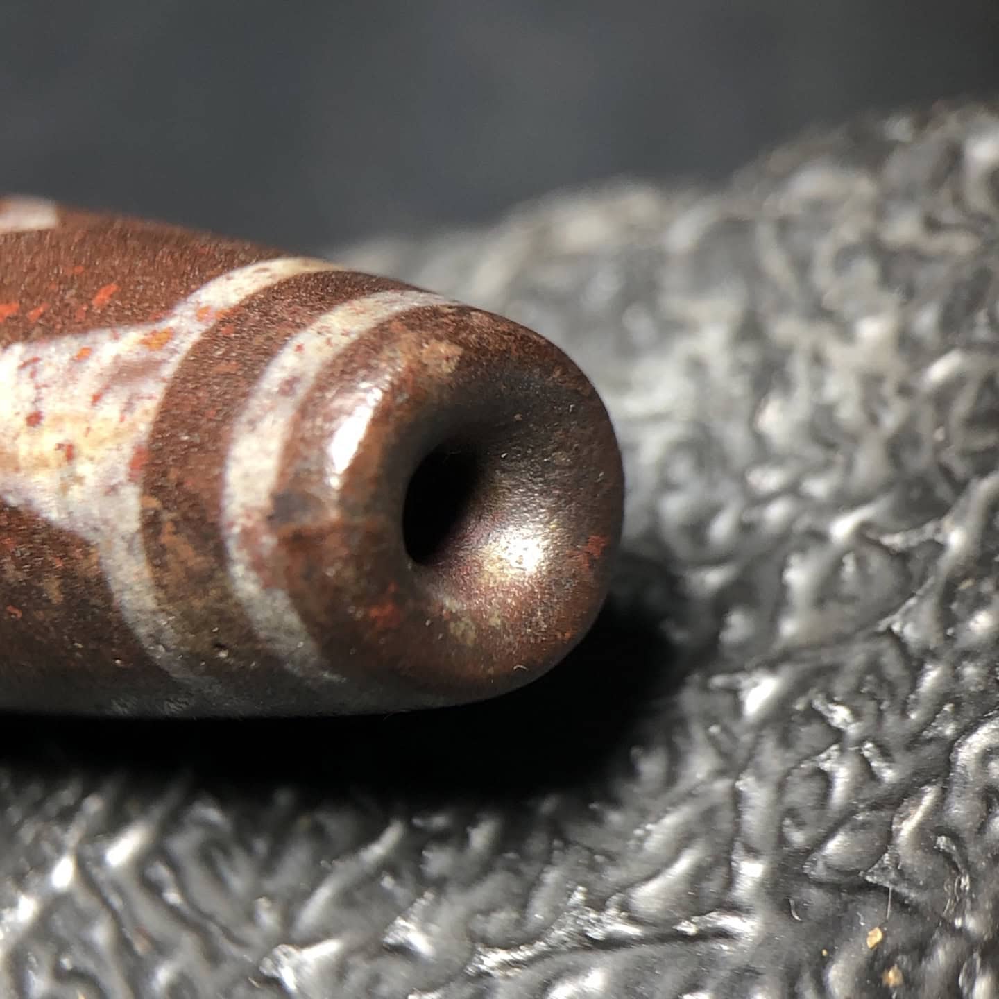 Chinese Natural Agate DZI Beads