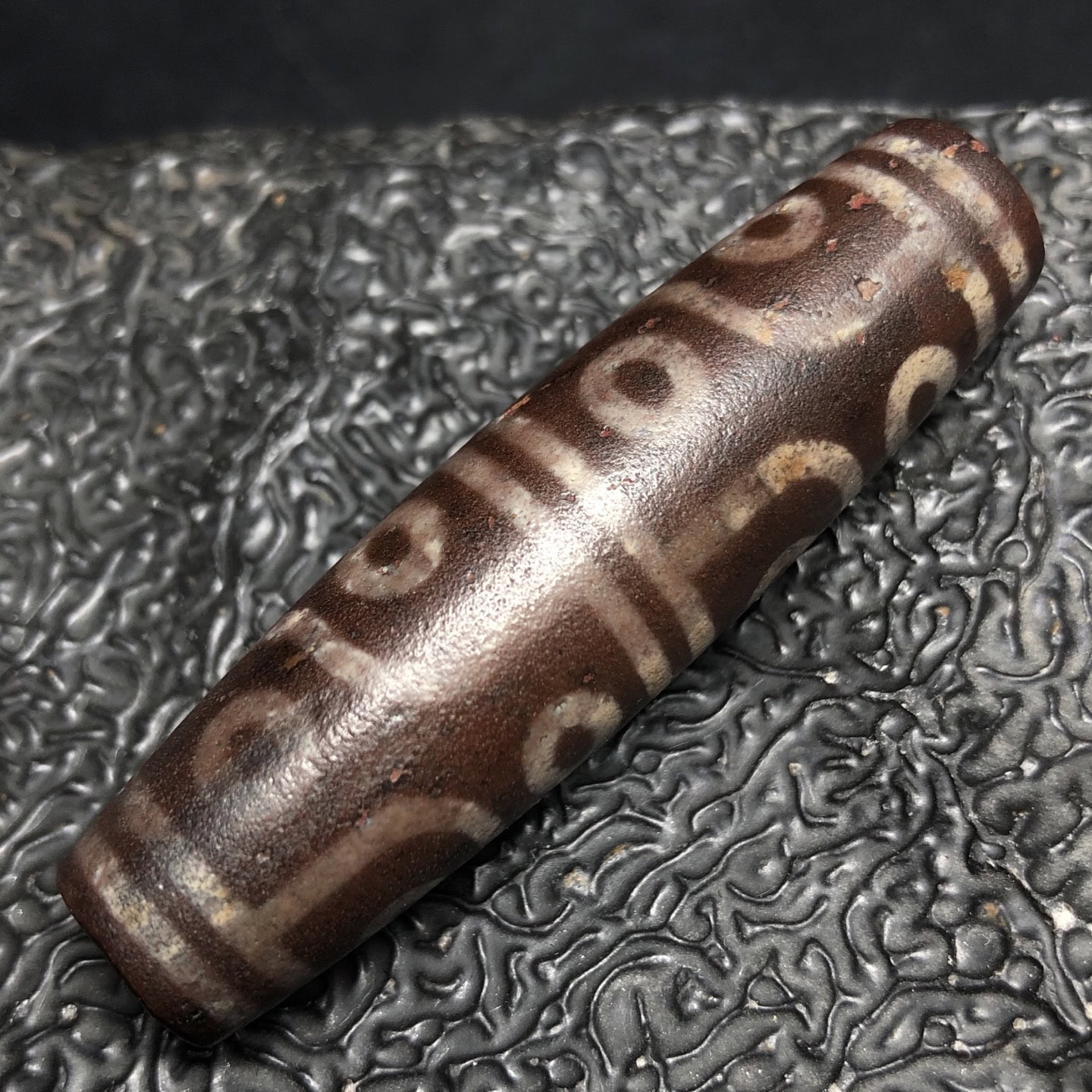 Chinese Natural Agate DZI Beads
