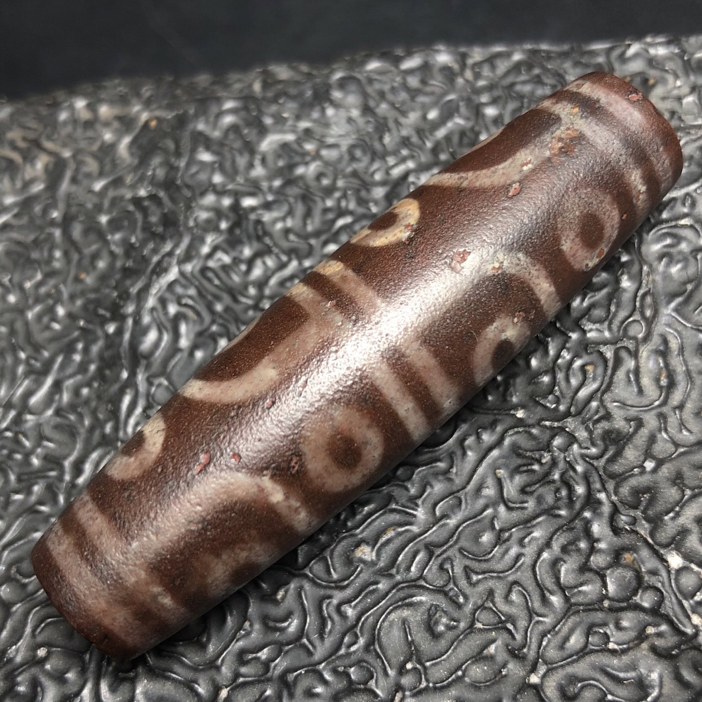 Chinese Natural Agate DZI Beads