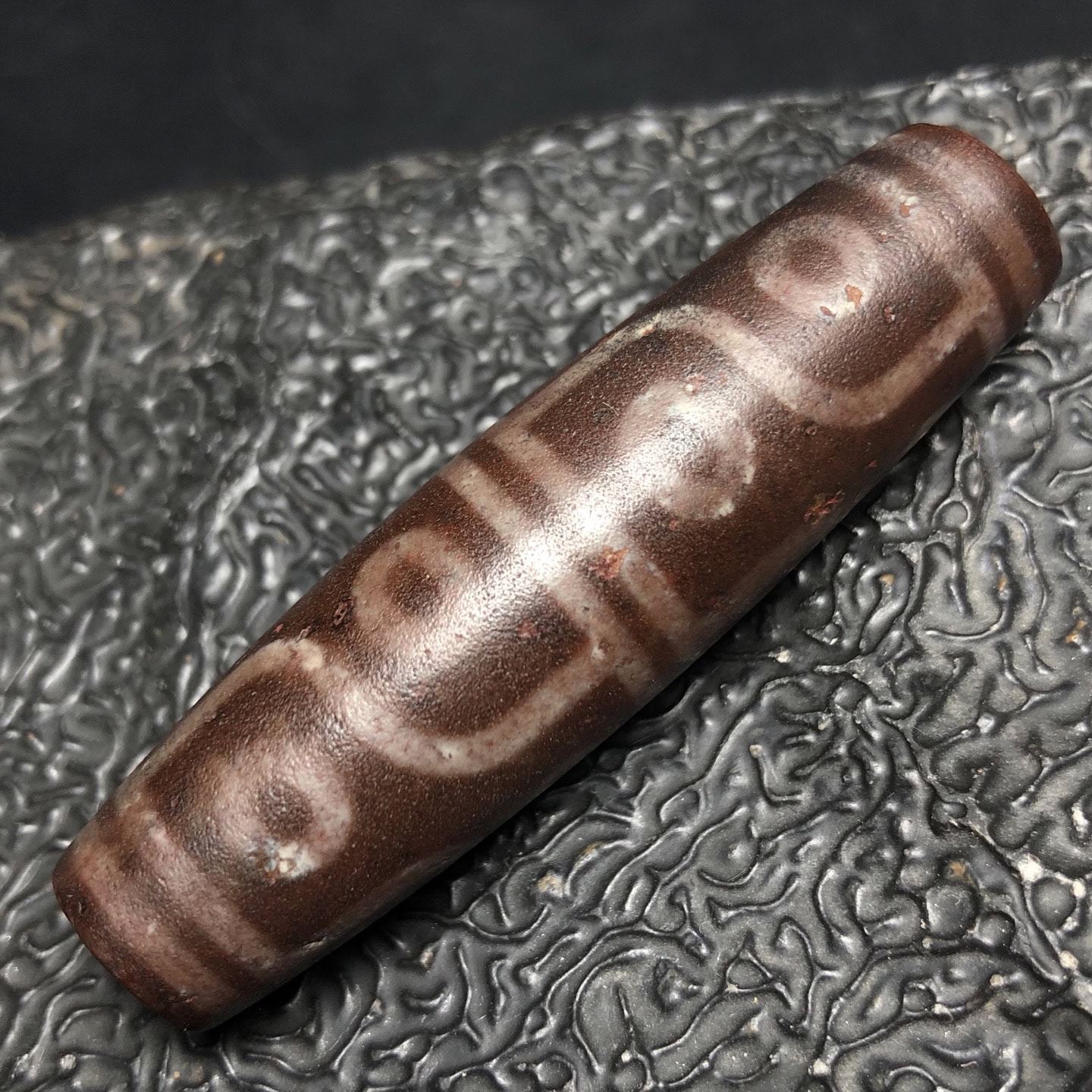 Chinese Natural Agate DZI Beads