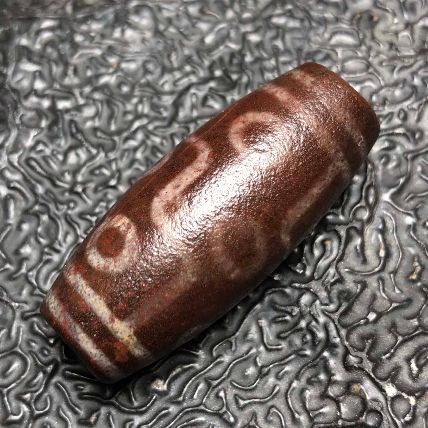 Chinese Natural Agate DZI Beads