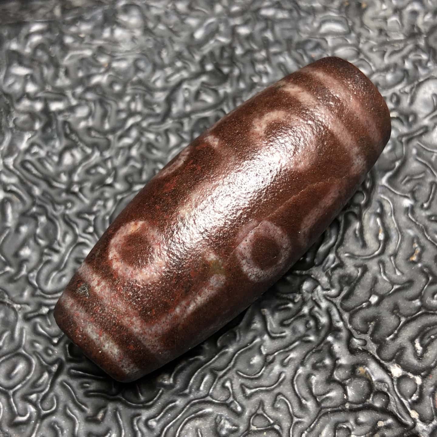 Chinese Natural Agate DZI Beads