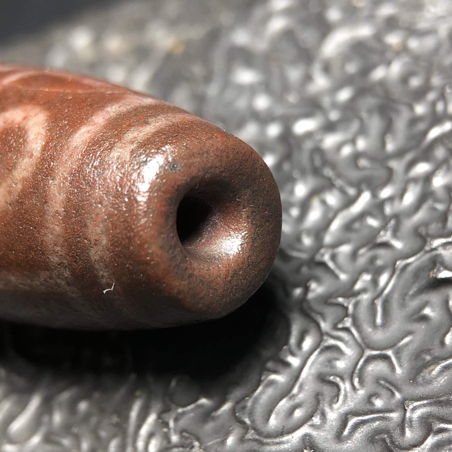Chinese Natural Agate DZI Beads