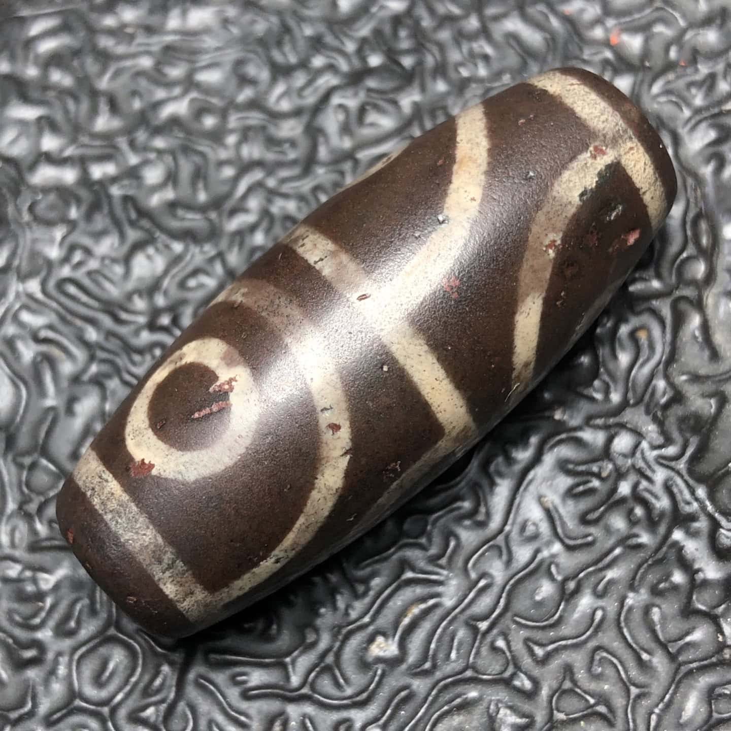 Chinese Natural Agate DZI Beads