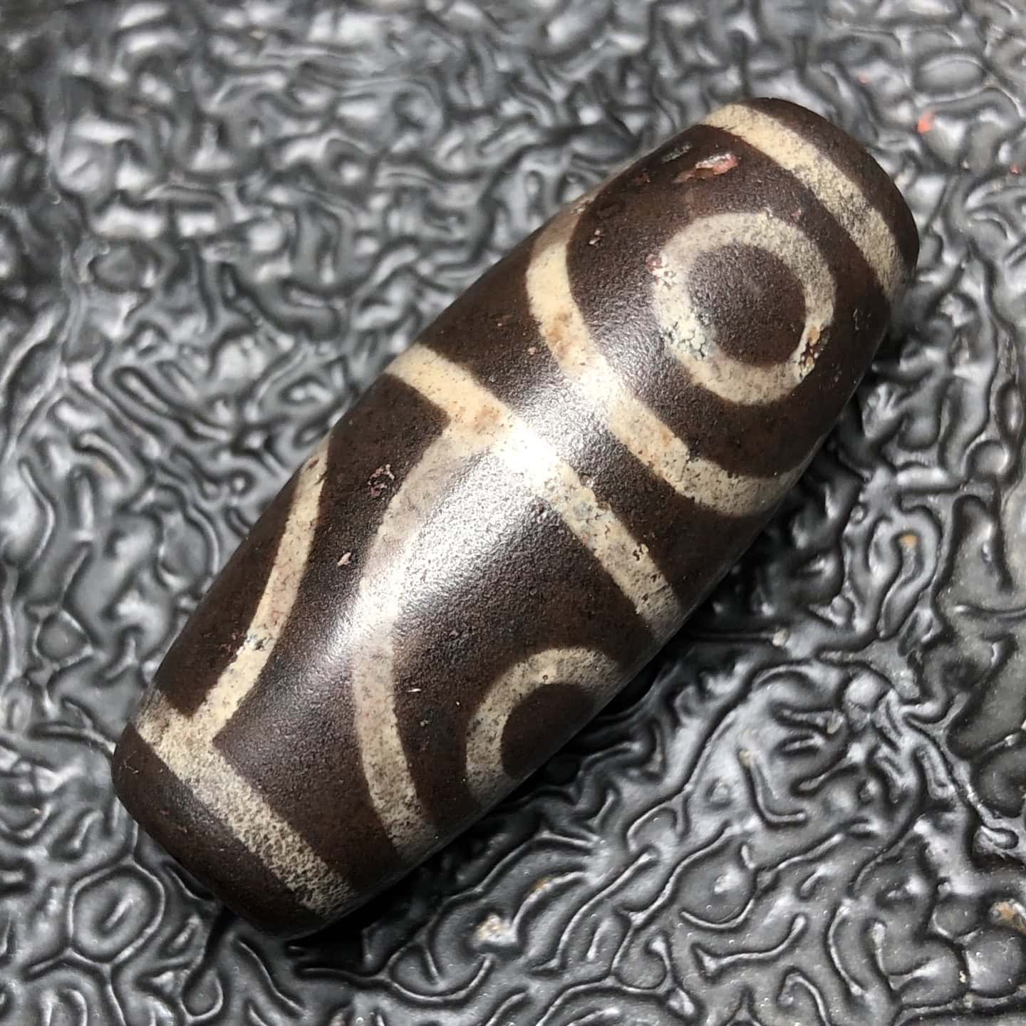 Chinese Natural Agate DZI Beads