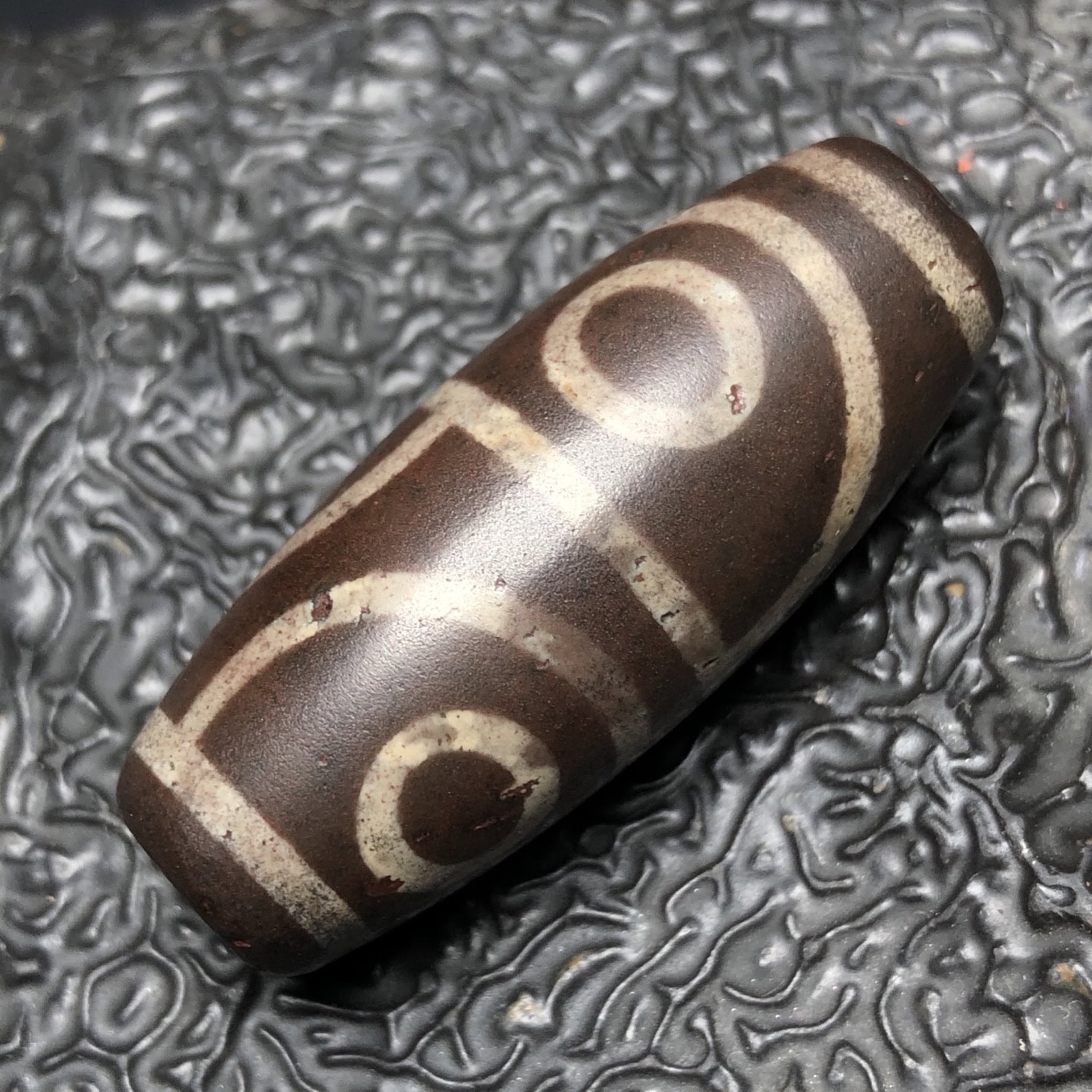 Chinese Natural Agate DZI Beads