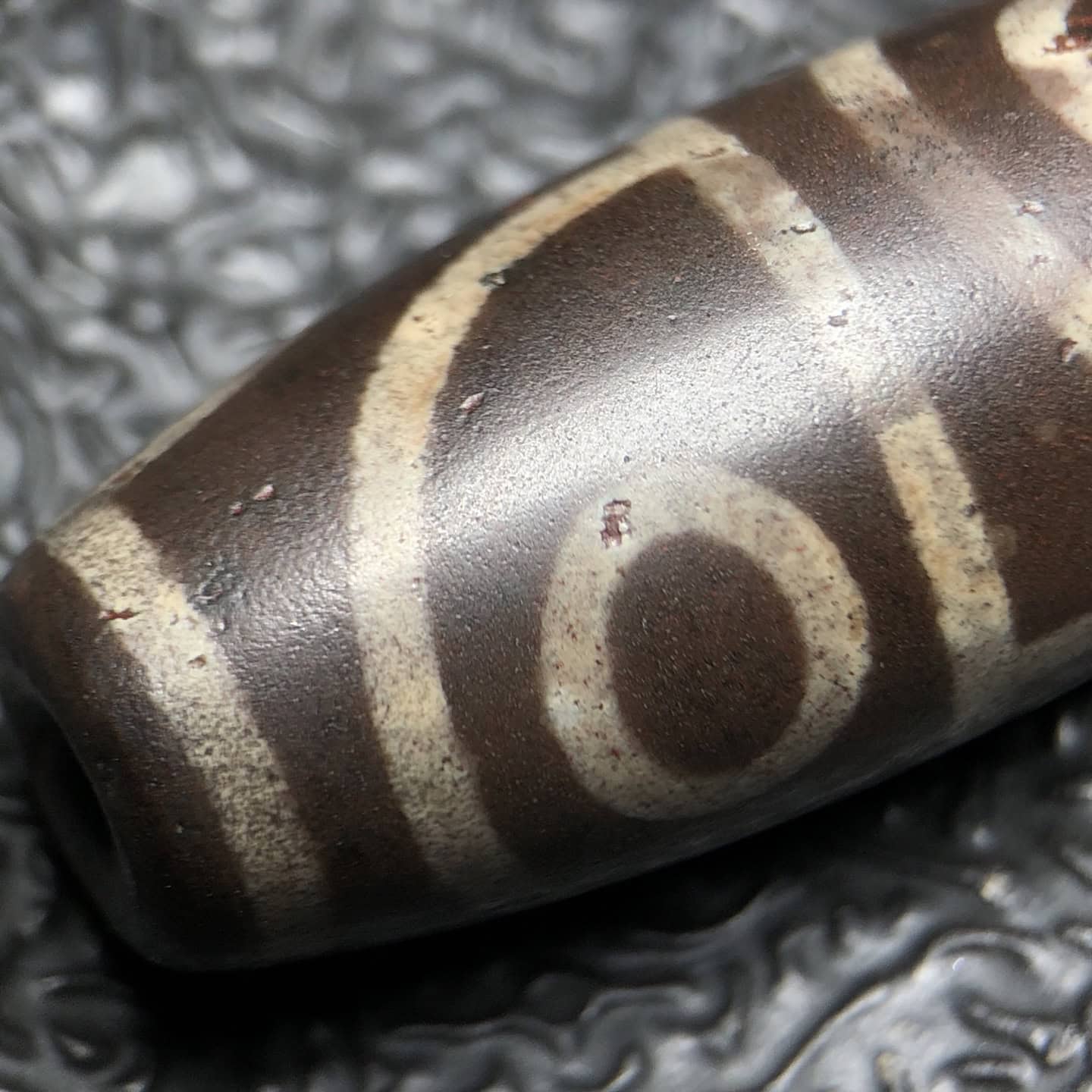 Chinese Natural Agate DZI Beads