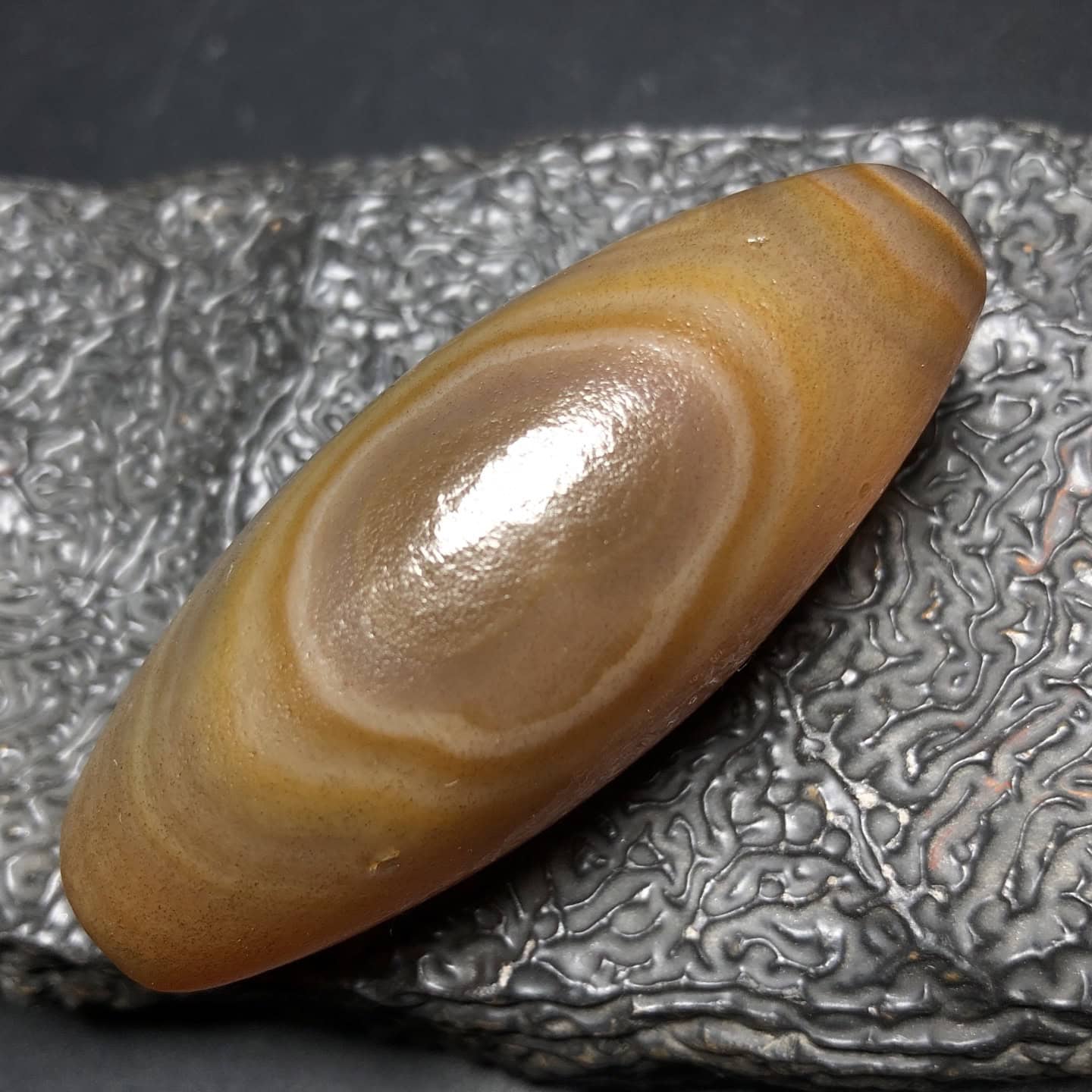 Chinese Natural Agate DZI Beads