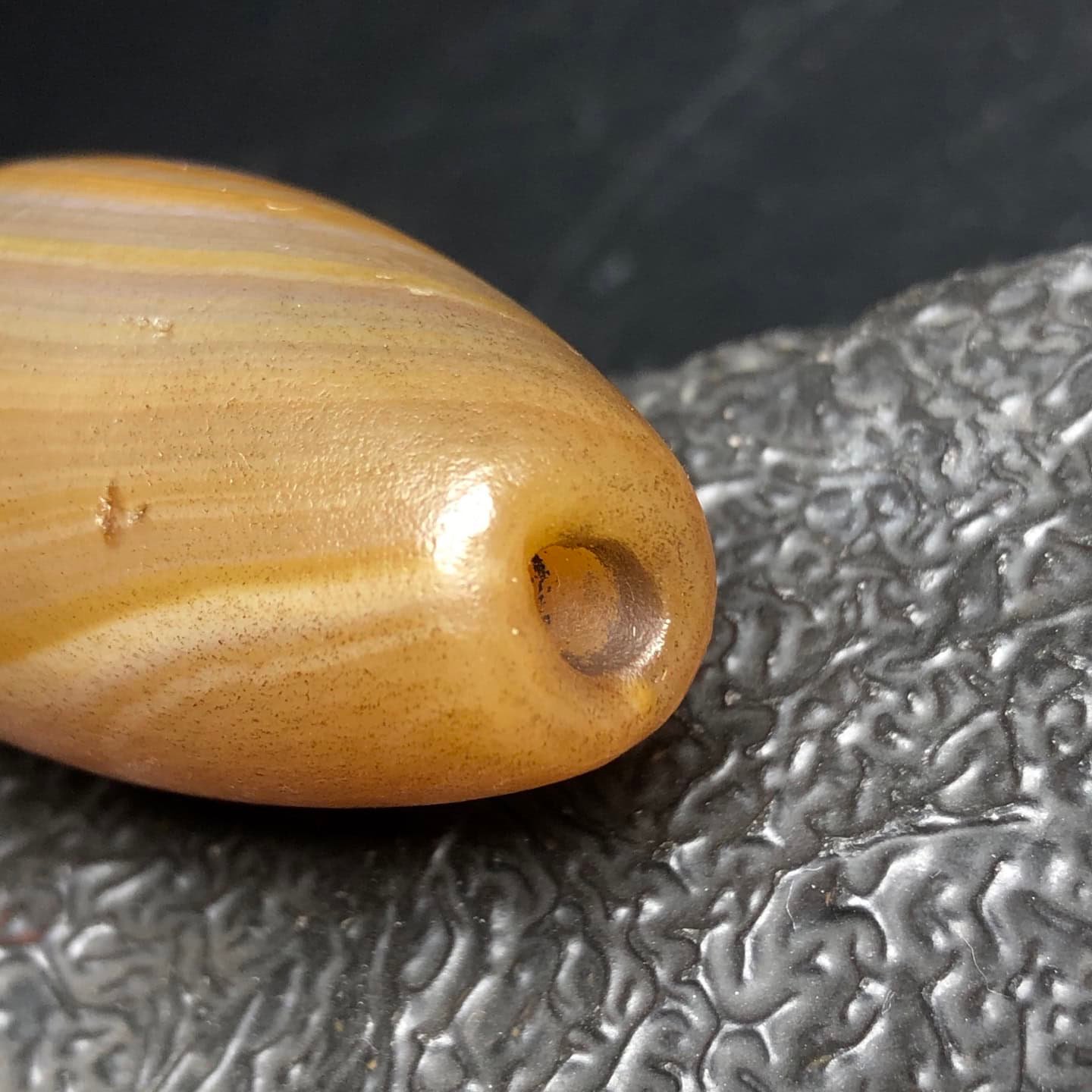Chinese Natural Agate DZI Beads