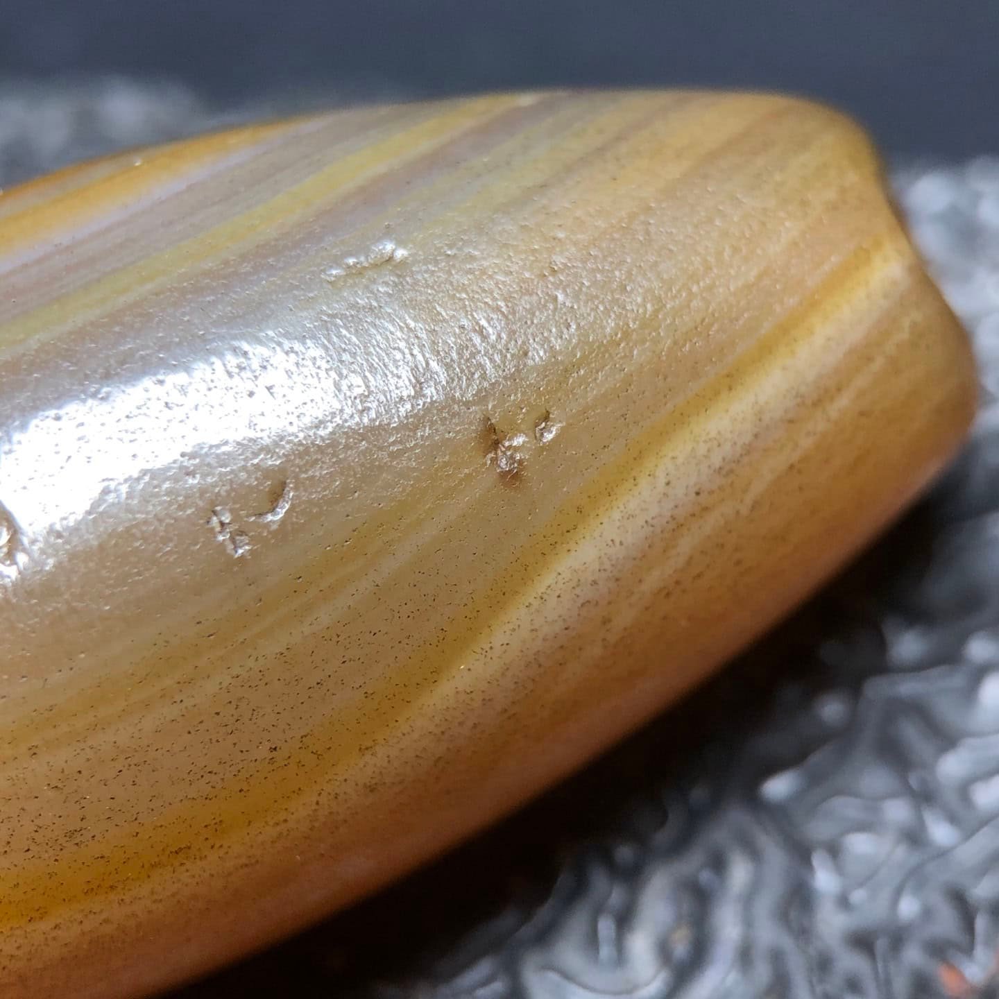 Chinese Natural Agate DZI Beads