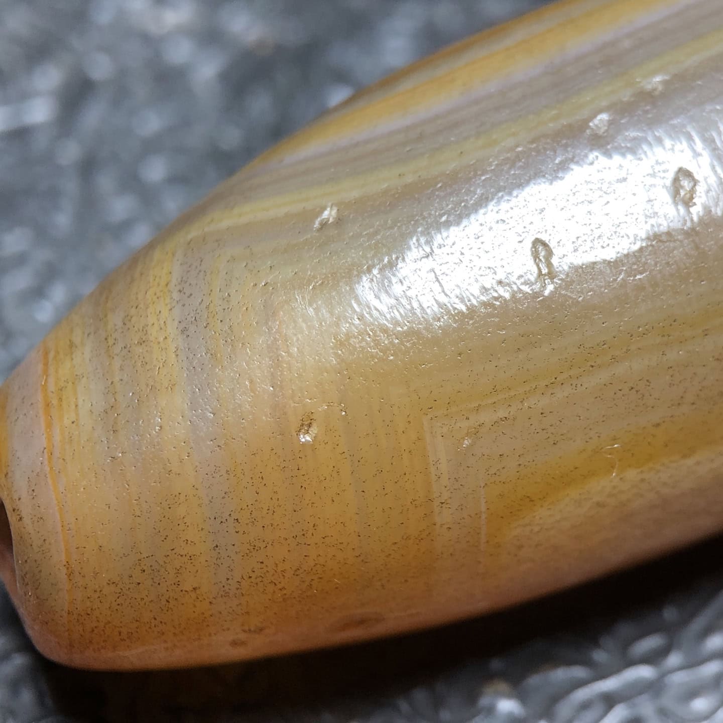 Chinese Natural Agate DZI Beads