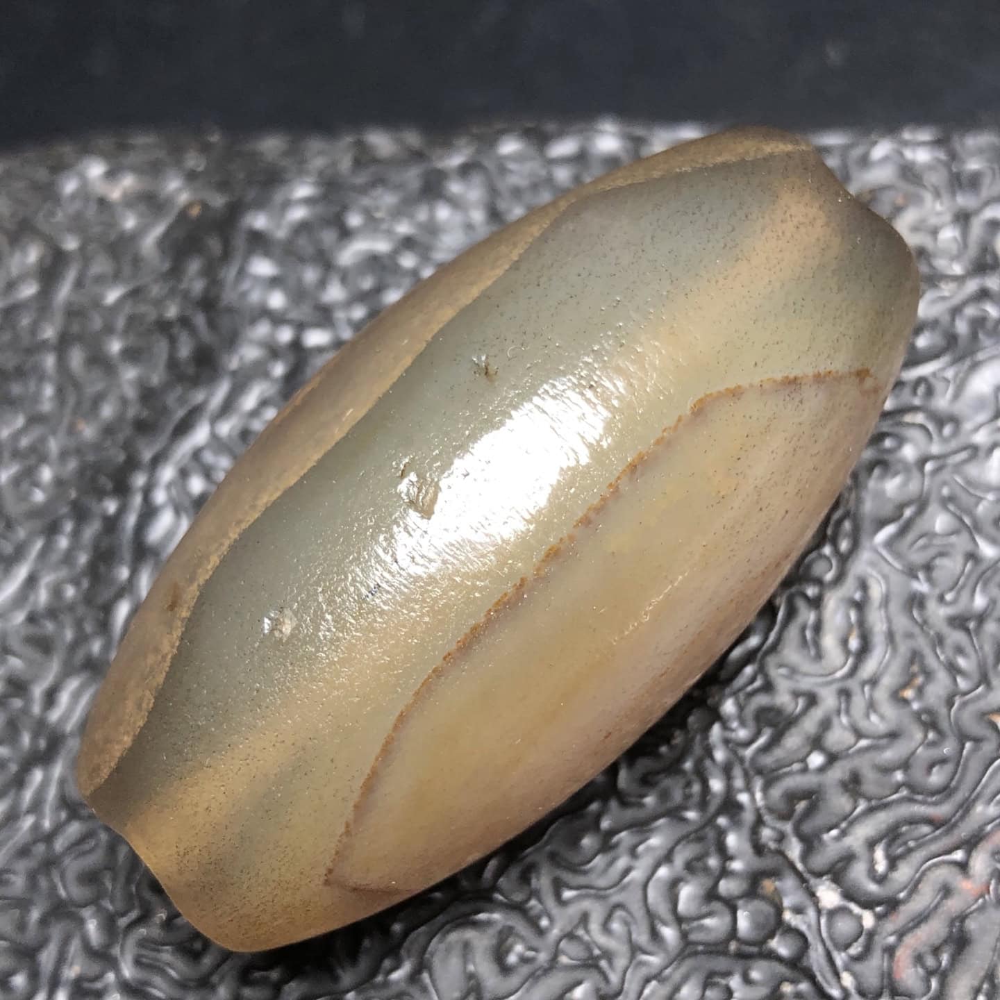 Chinese Natural Agate DZI Beads