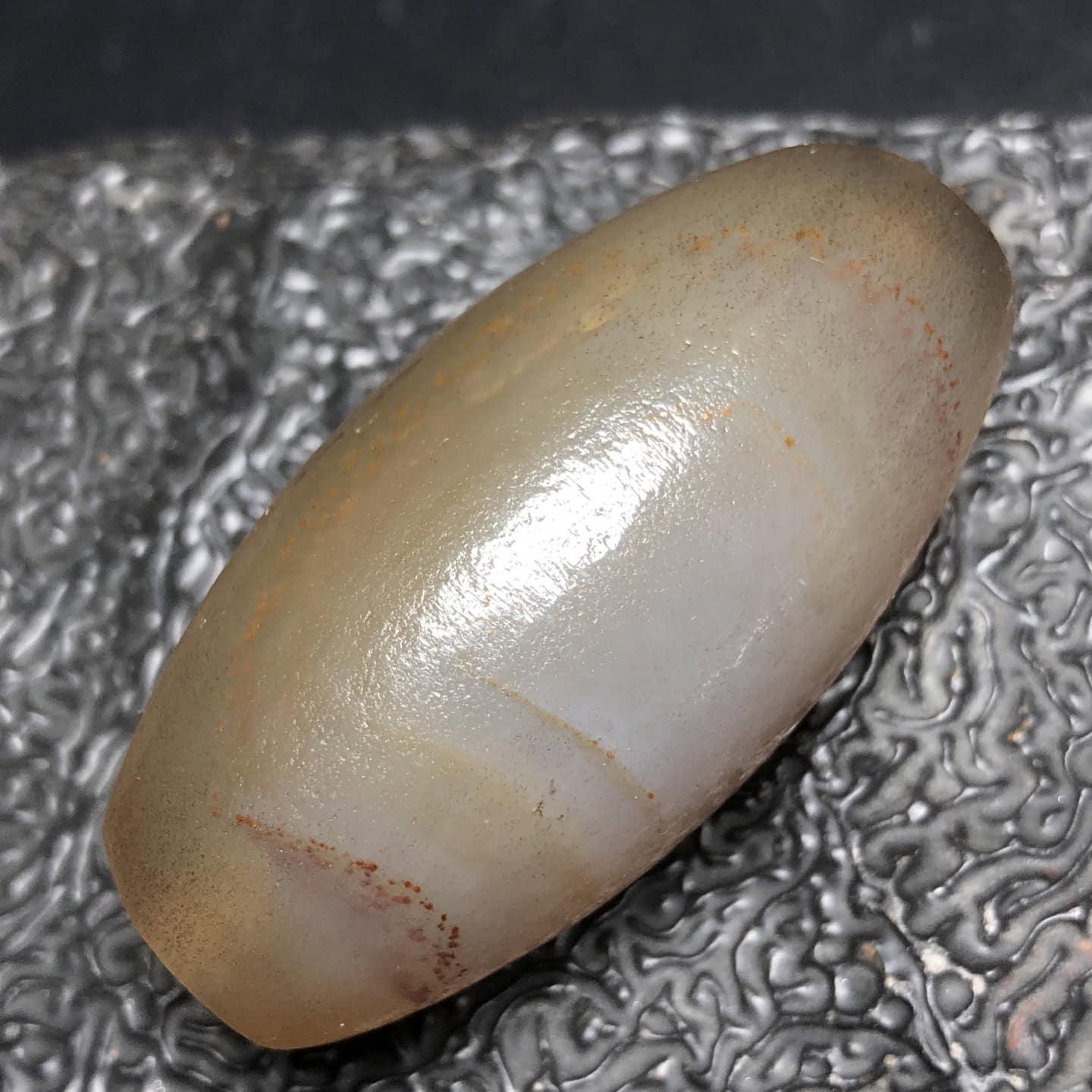 Chinese Natural Agate DZI Beads