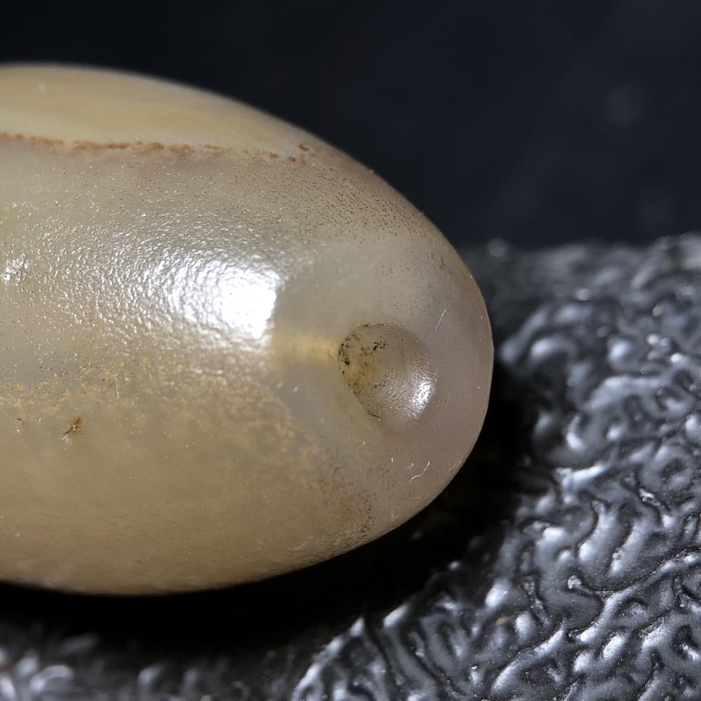 Chinese Natural Agate DZI Beads