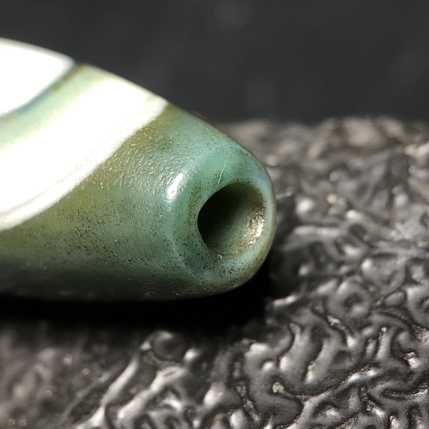 Chinese Natural Agate DZI Beads