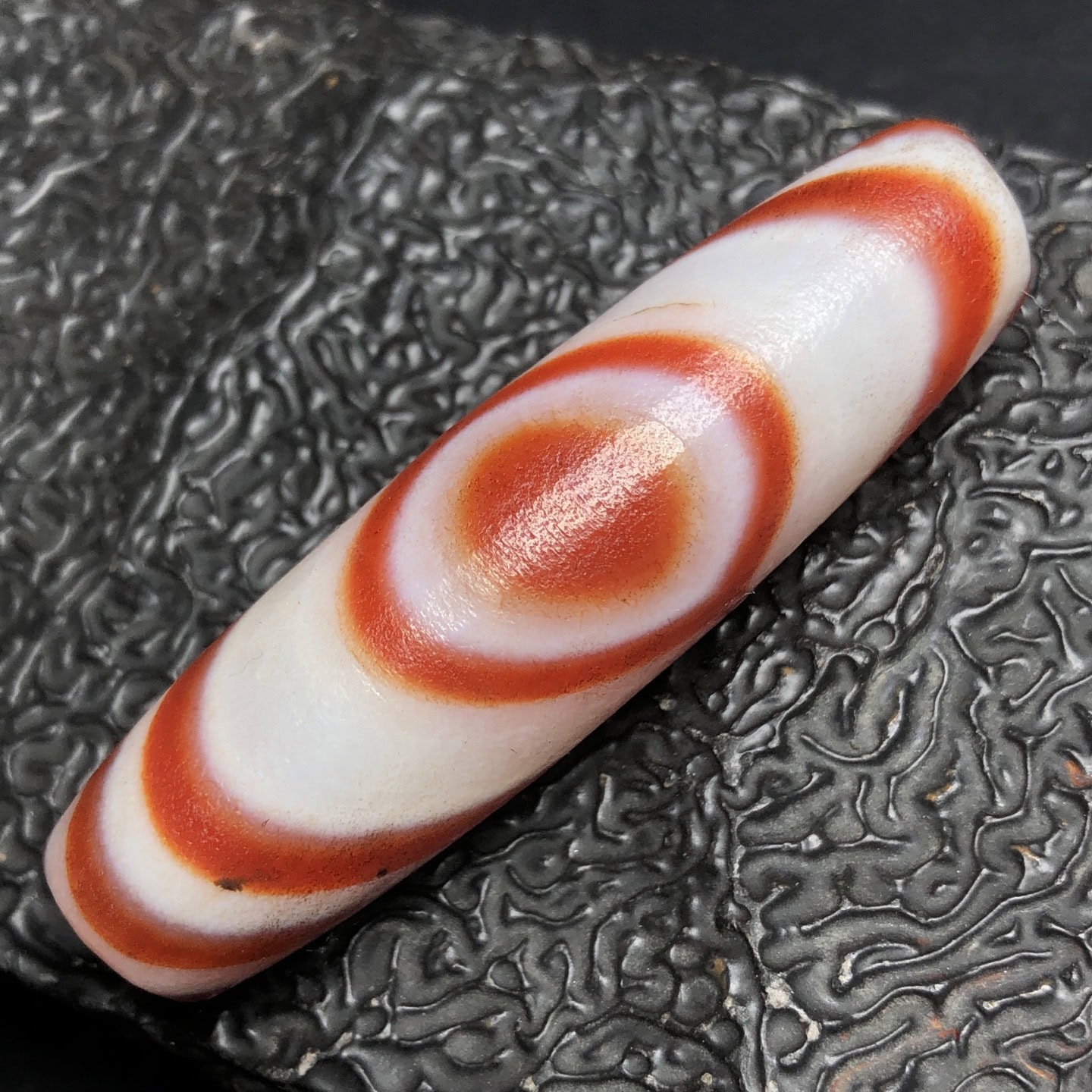 Chinese Natural Agate DZI Beads