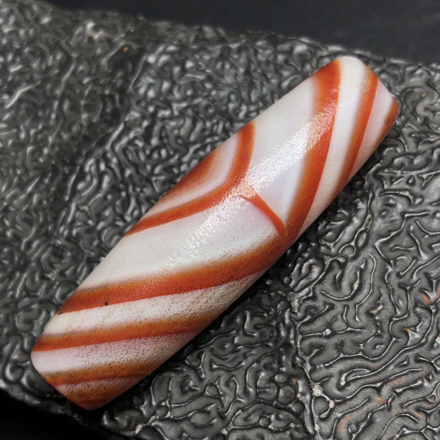 Chinese Natural Agate DZI Beads