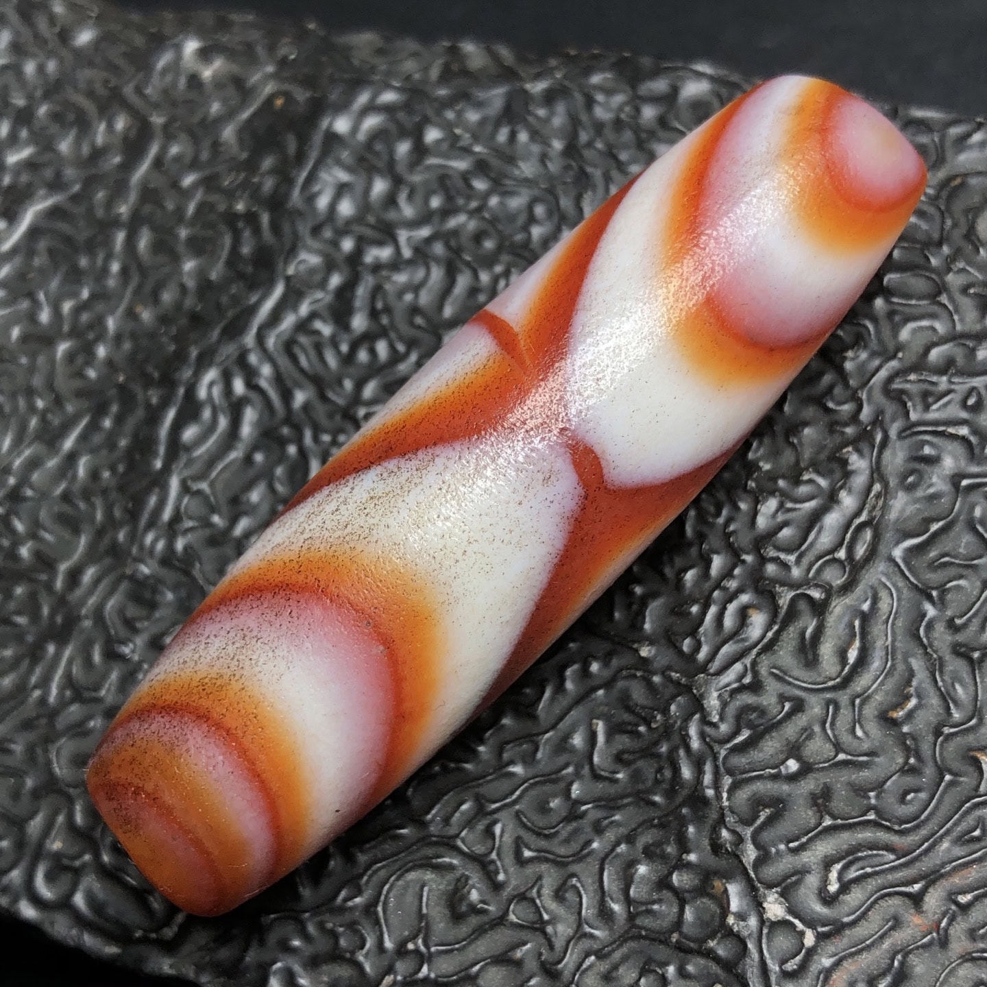 Chinese Natural Agate DZI Beads