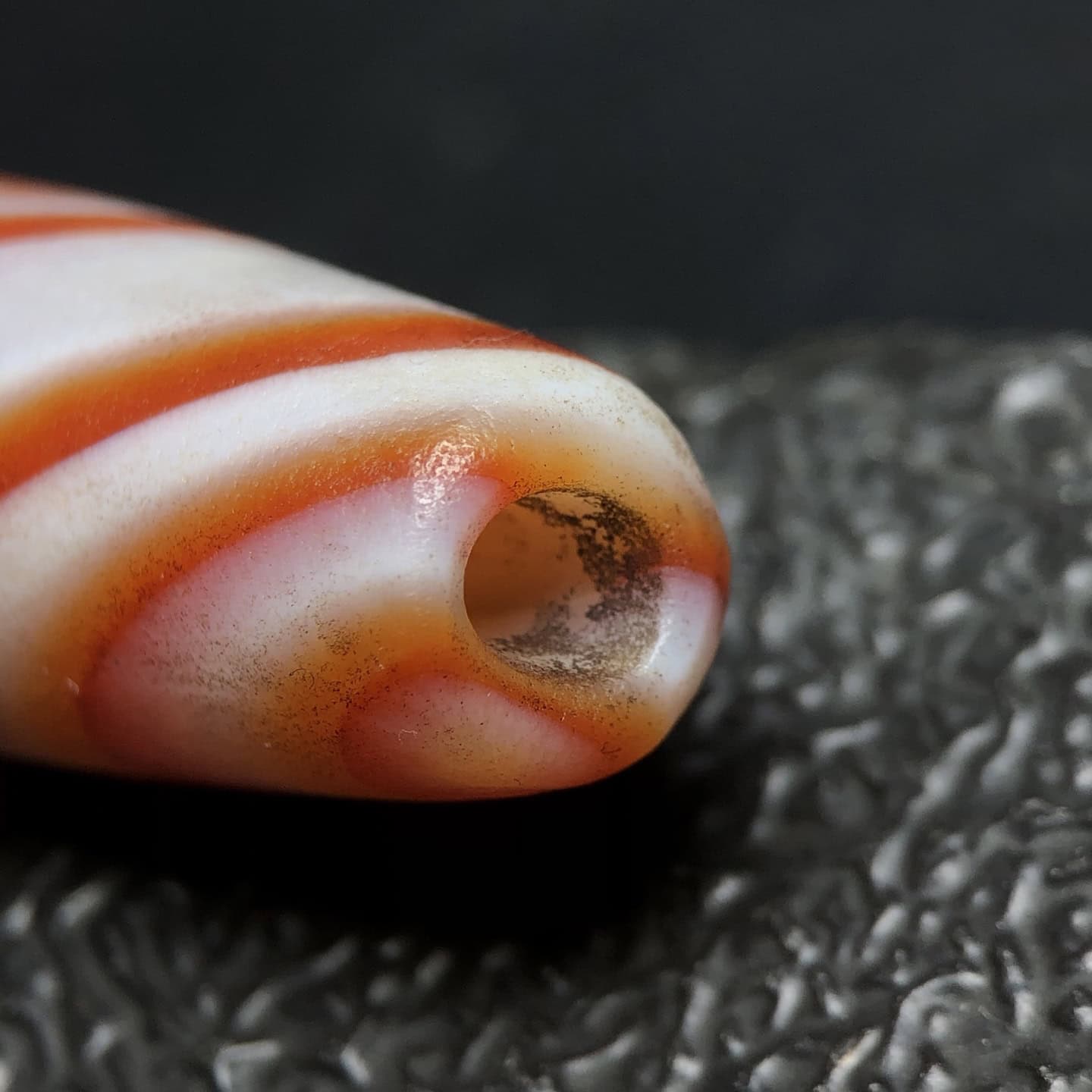Chinese Natural Agate DZI Beads