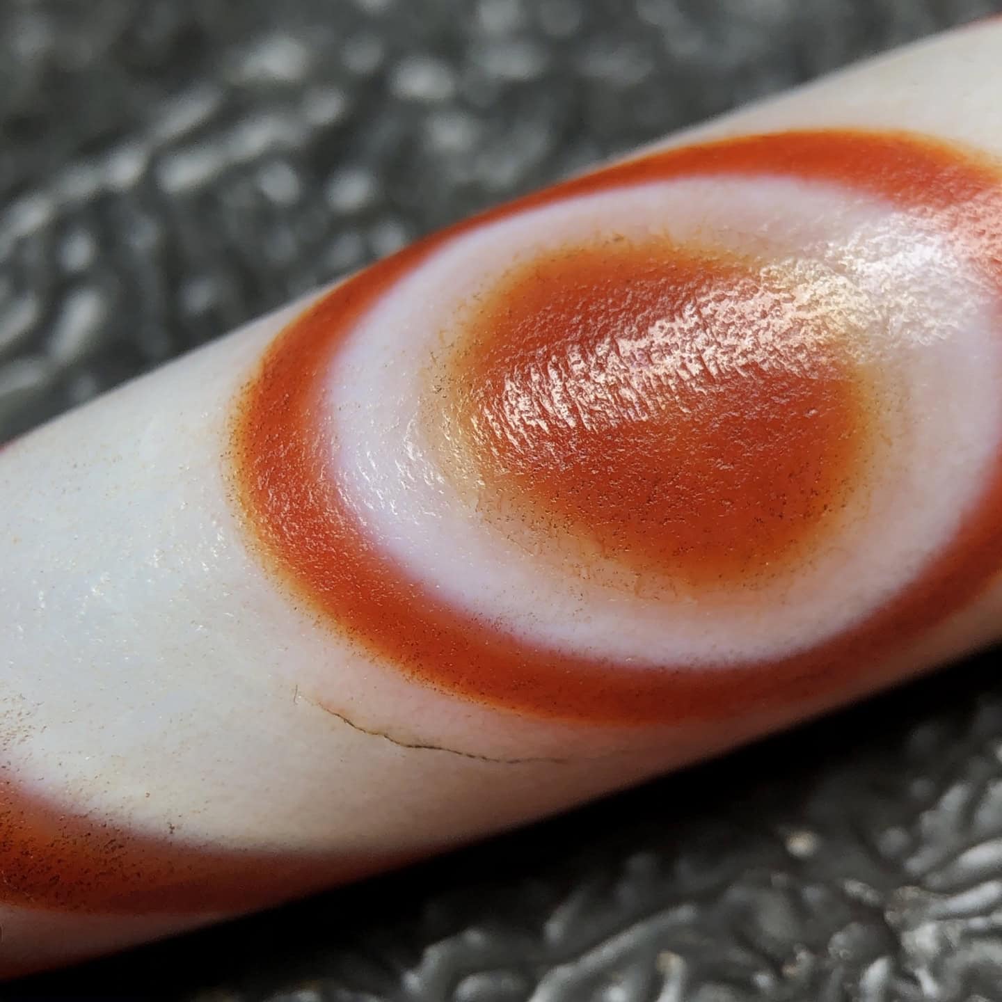Chinese Natural Agate DZI Beads
