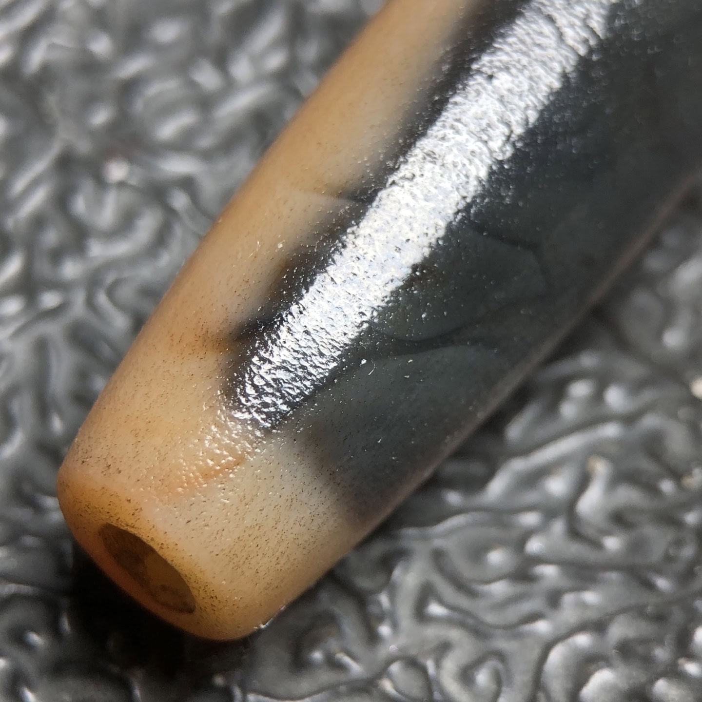 Chinese Natural Agate DZI Beads