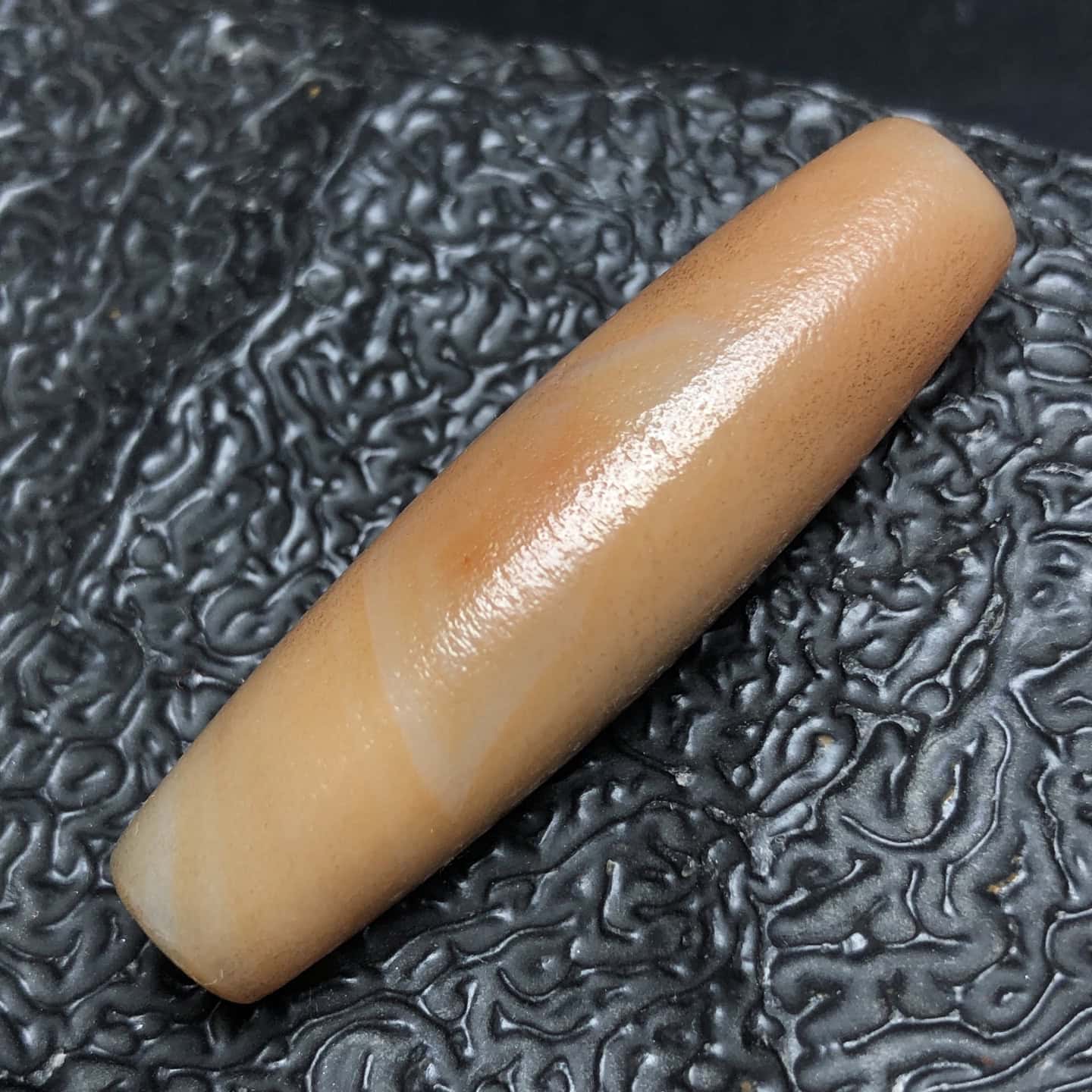 Chinese Natural Agate DZI Beads