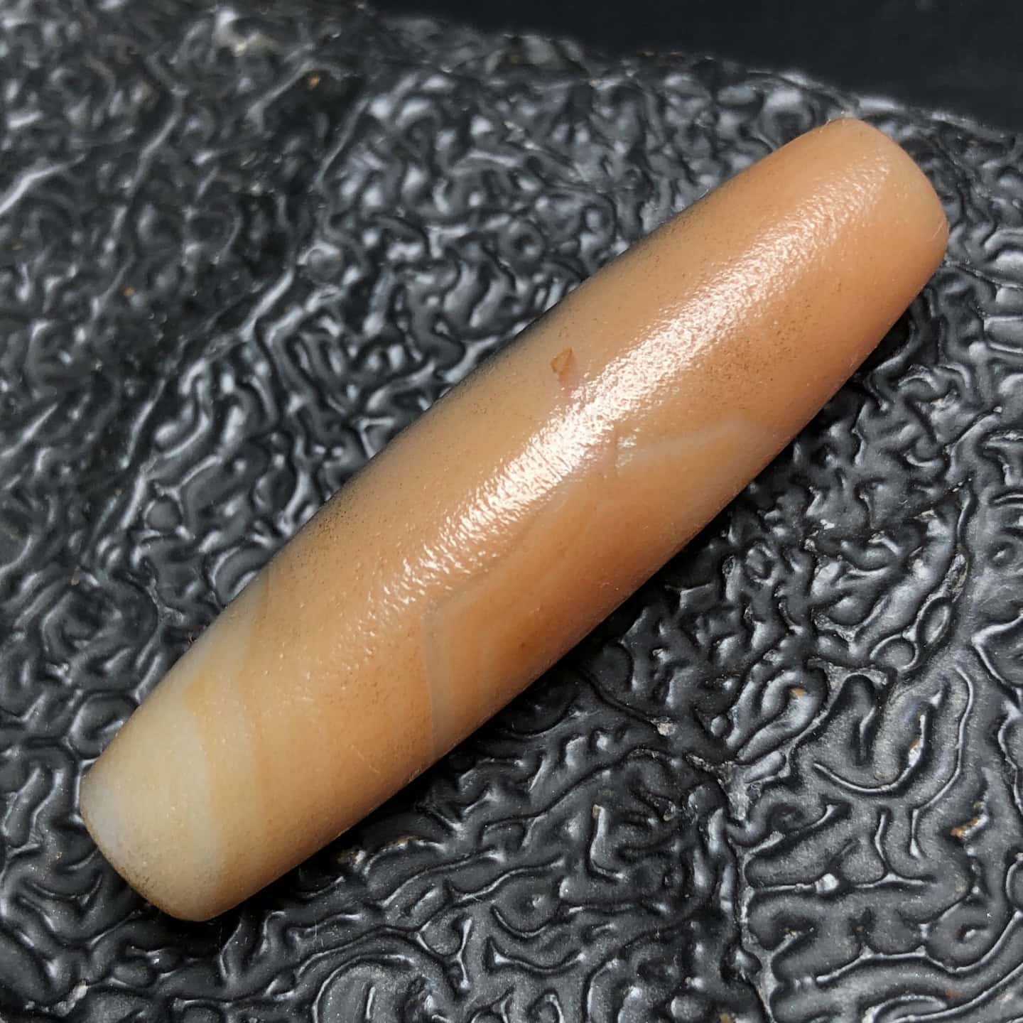 Chinese Natural Agate DZI Beads