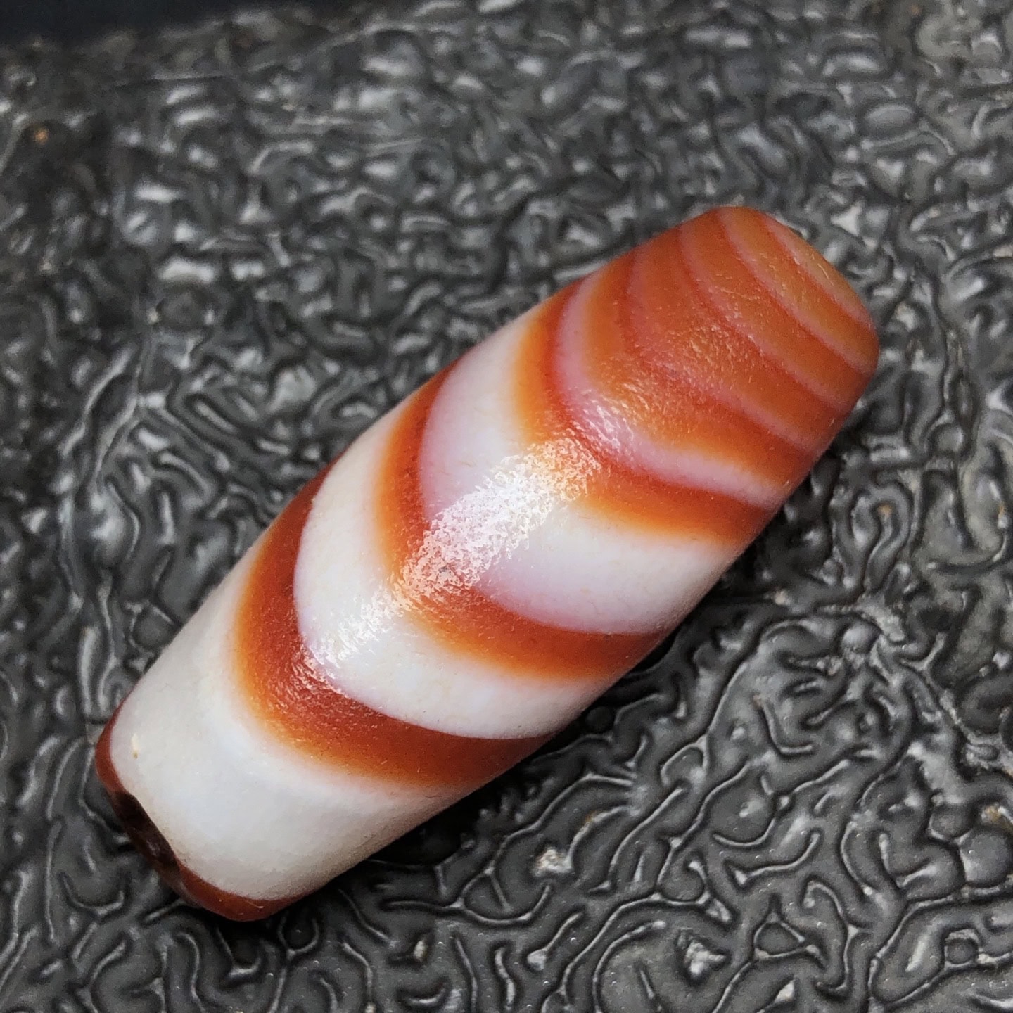 Chinese Natural Agate DZI Beads