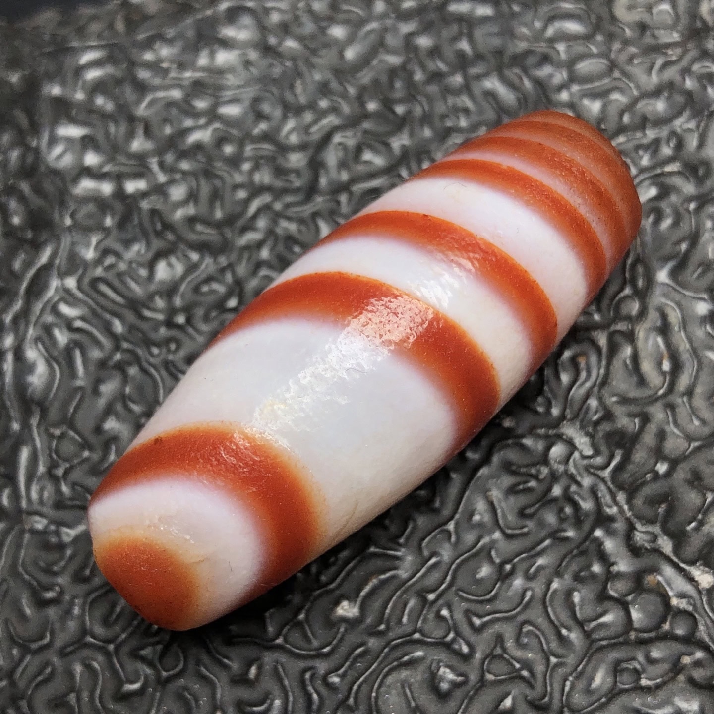 Chinese Natural Agate DZI Beads