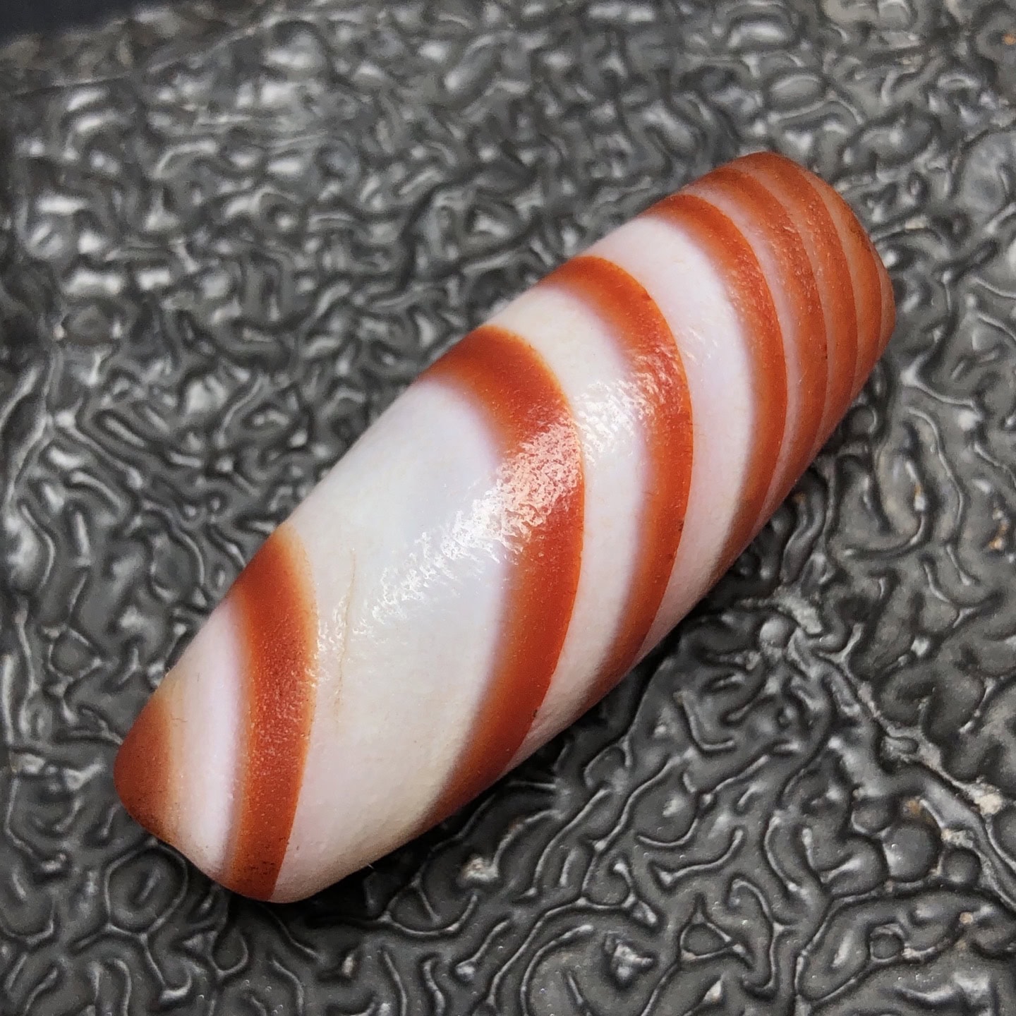 Chinese Natural Agate DZI Beads