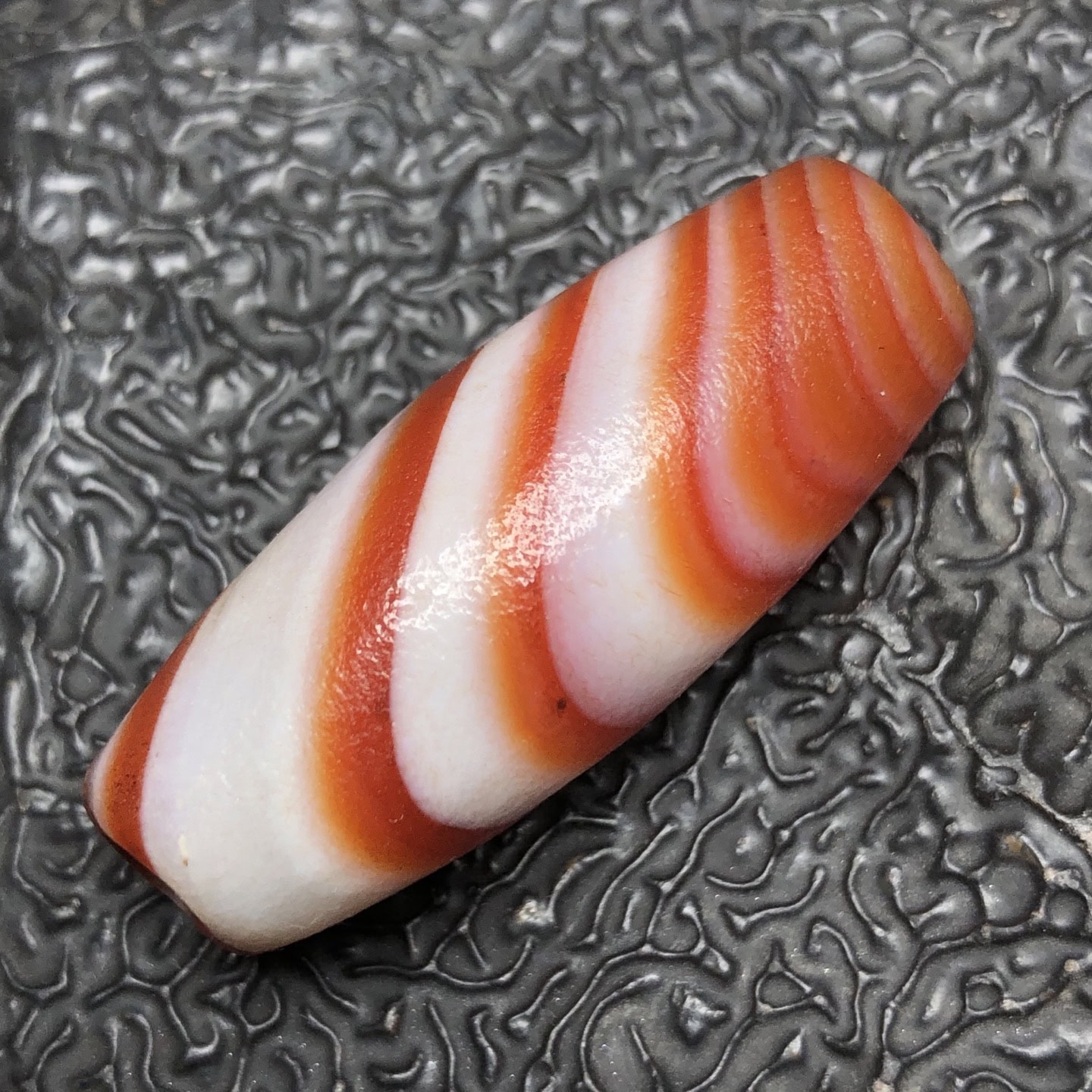 Chinese Natural Agate DZI Beads