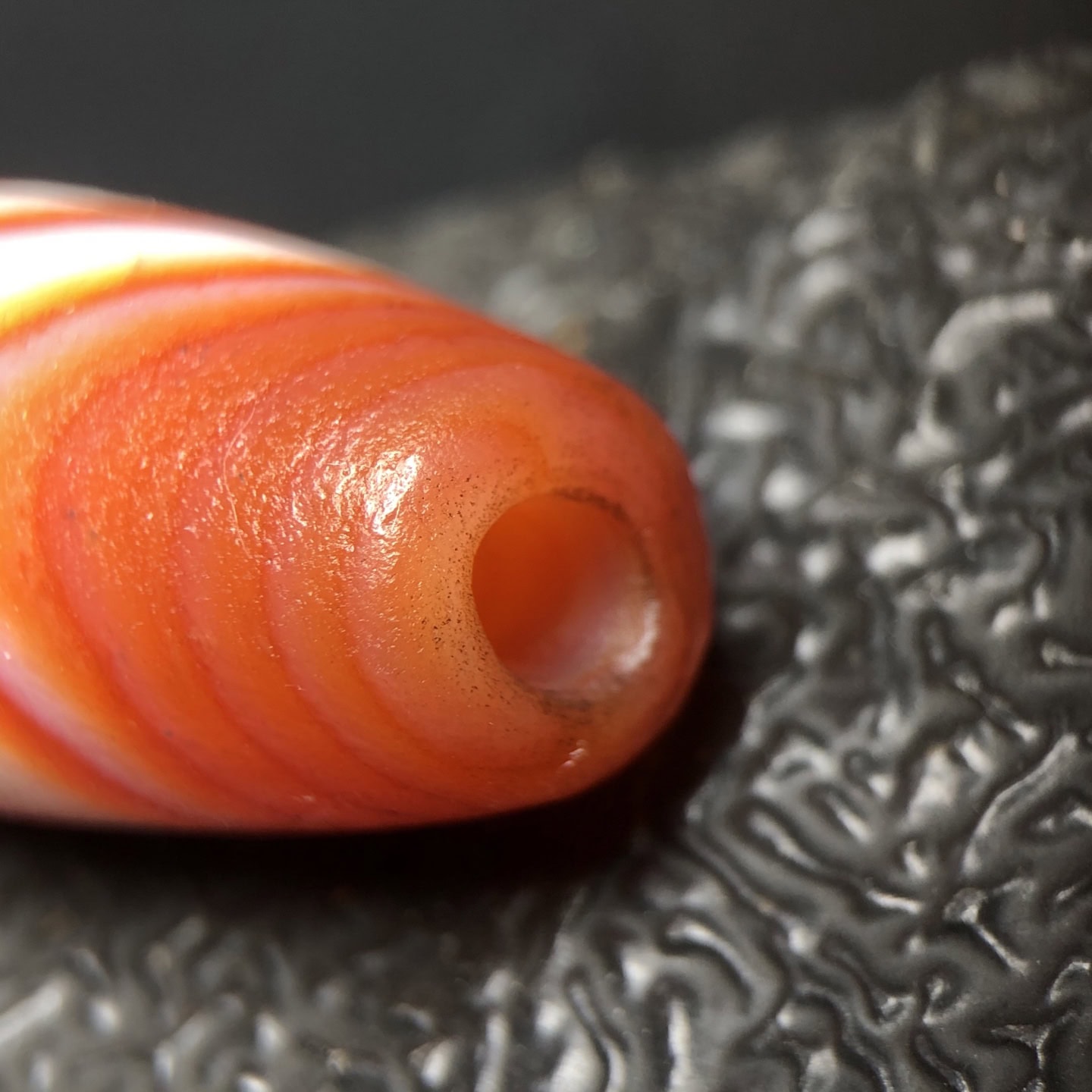 Chinese Natural Agate DZI Beads